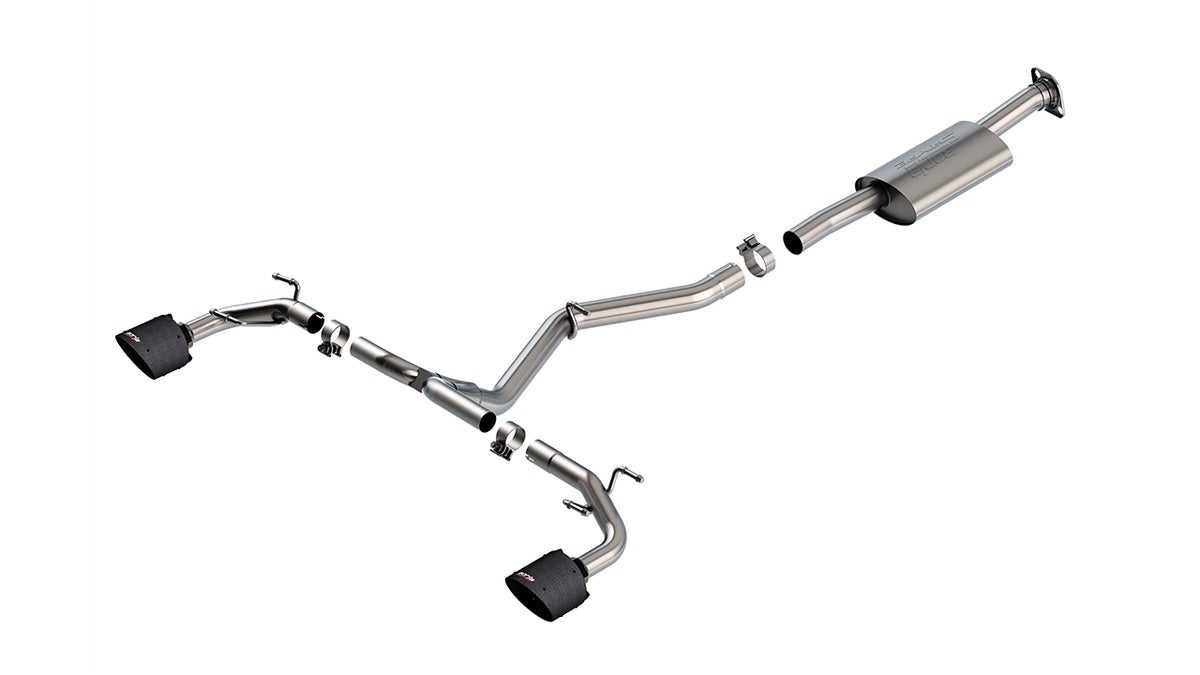 Borla S-Type Cat-Back System - 2022+ Toyota GR86 / Subaru BRZ