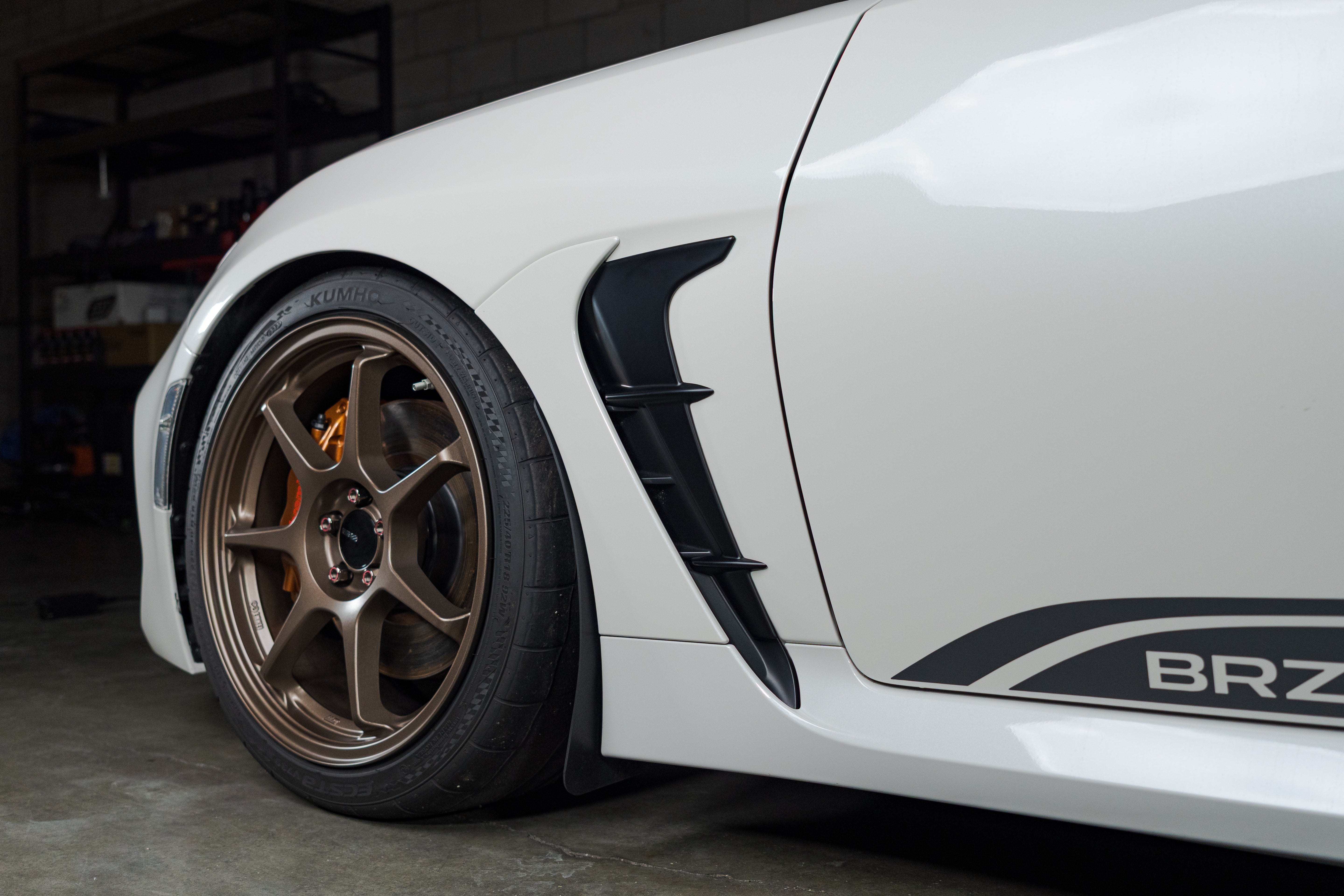 Driven.Media GR Style Fender Duct Fin - 2022+ Toyota GR86 / Subaru BRZ