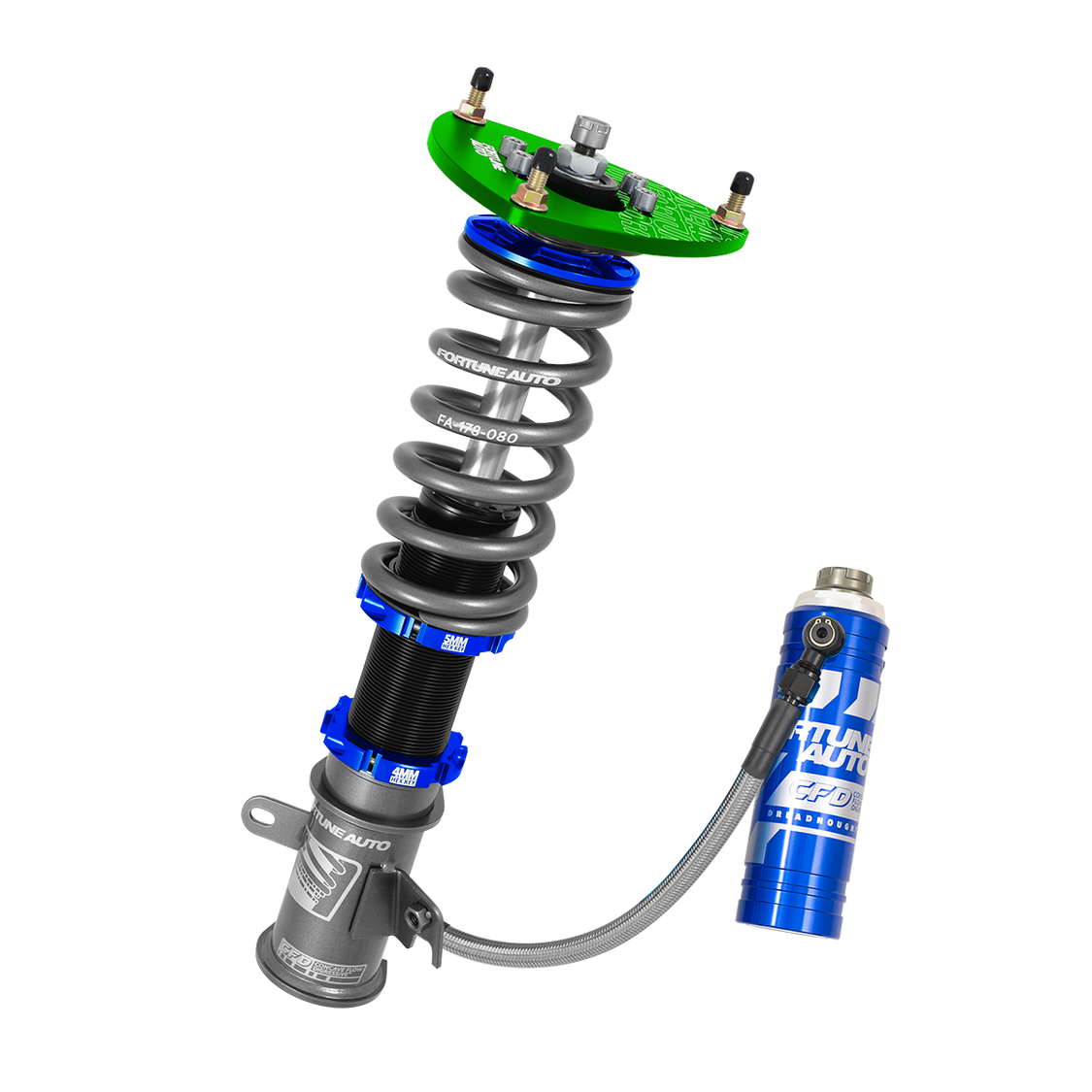 Fortune Auto Dreadnought Pro 2-way Adjustable Coilover Kit (Endlinks incl.) - 2023+ Toyota GR Corolla