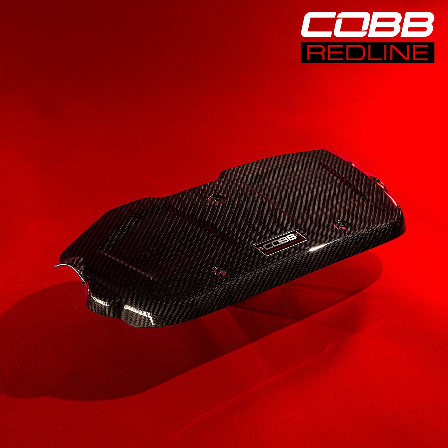 COBB Subaru Redline Carbon Fiber Engine Cover - 2015-2021 Subaru WRX