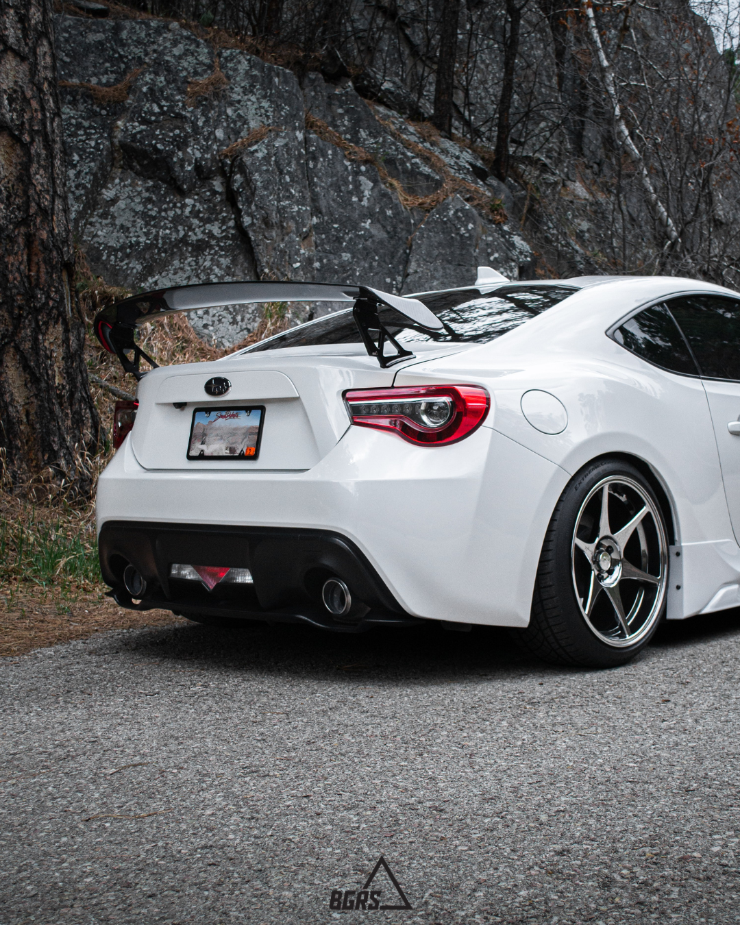 BGRS Wing Riser Carbon Wing Full Upgrade Kit - 2022+ Toyota GR86 / Subaru BRZ