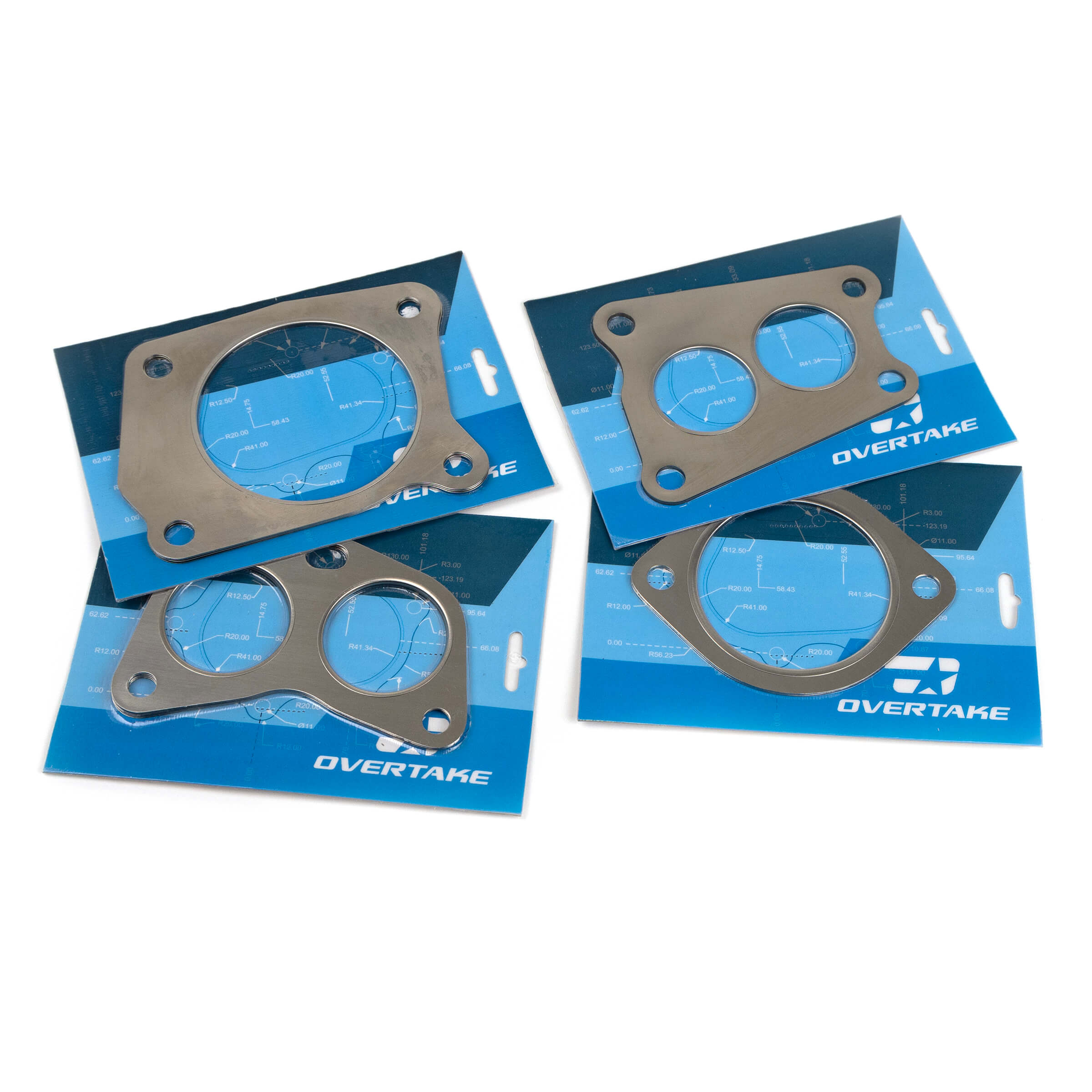 Overtake Exhaust Gasket Set - Subaru WRX 2015-21 FXT 14-18