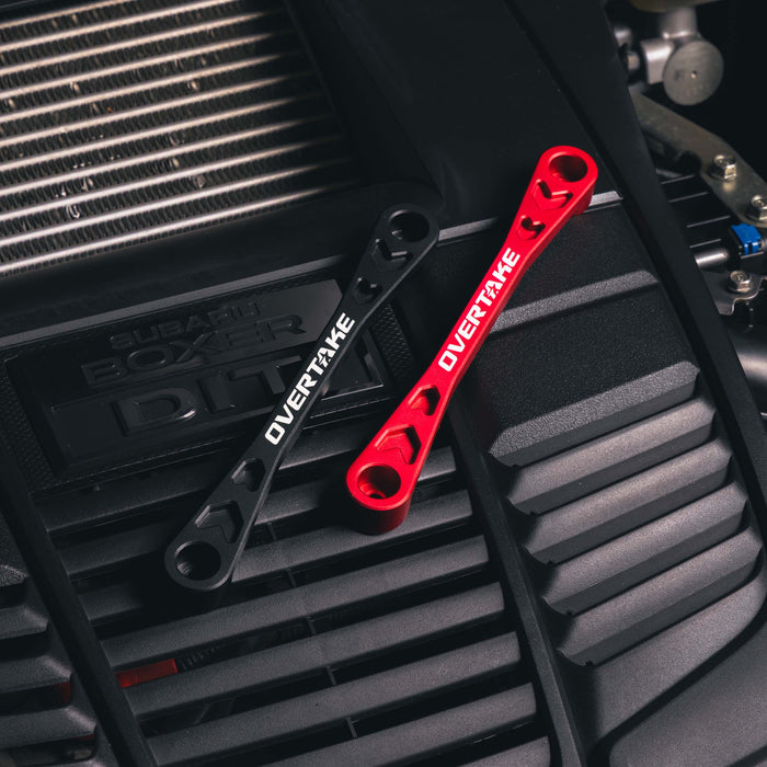 Overtake Billet Aluminum Battery Tie Down - Scion Fr-S / Toyota 86 / GR86 / Subaru BRZ / WRX / STI