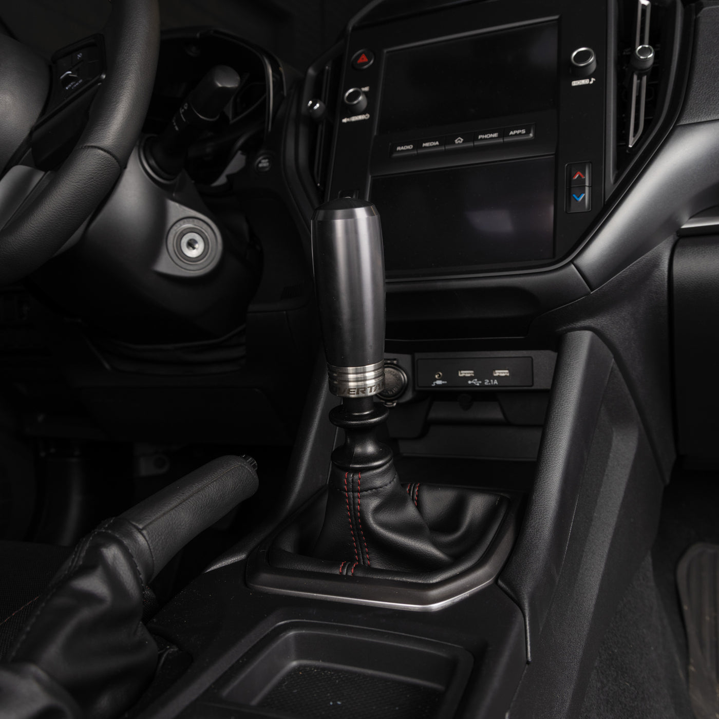 Overtake ModKnob Weighted Tall Delrin Shift Knob - Scion FR-S / Toyota 86 / GR86 / Subaru BRZ / WRX / STI