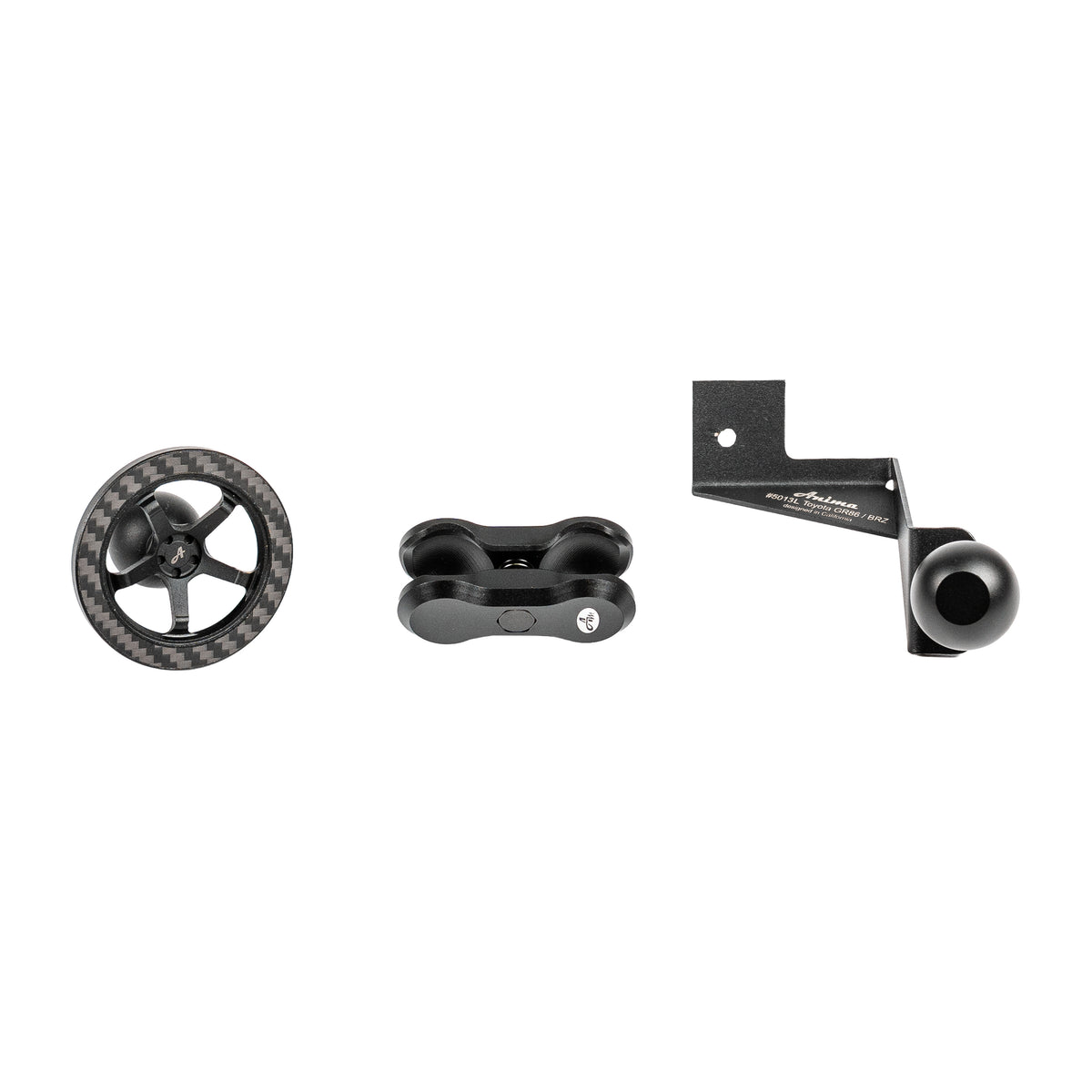 Anima 1" Right Hand Drive Ball Base Phone/Garmin Catalyst Mount - 2022+ Toyota GR86 / Subaru BRZ