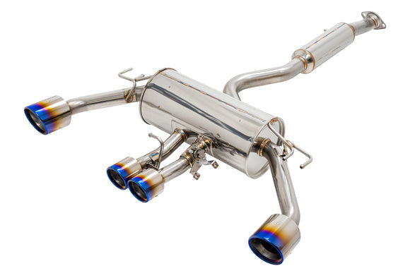 APEXI N1 Evo Extreme Valved Quad Exit Catback Exhaust System (Resonated & Nonresonated) - 2023+ Toyota GR Corolla
