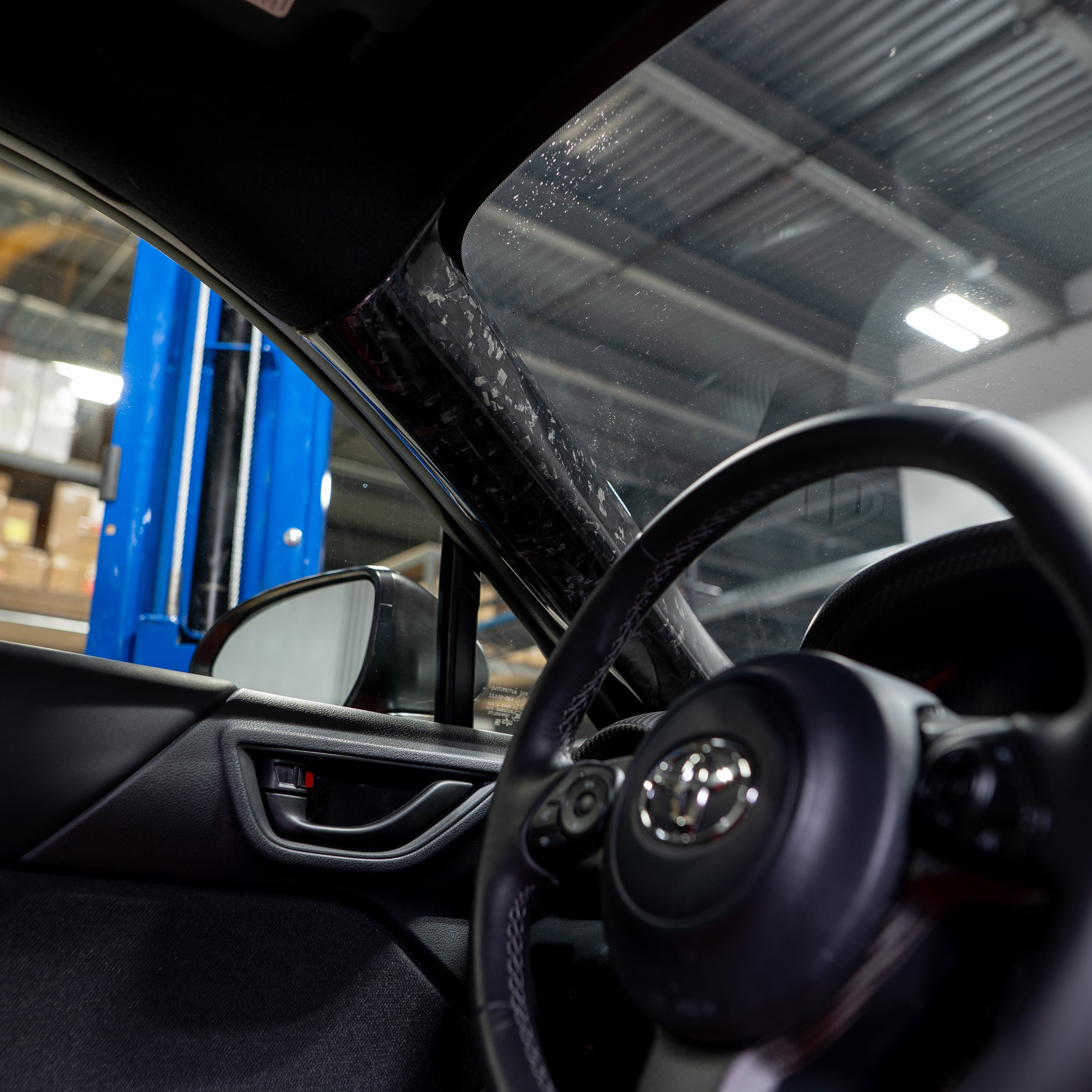Driven.Media Carbon Fiber A Pillar Covers - 2022+ Toyota GR86 / Subaru BRZ