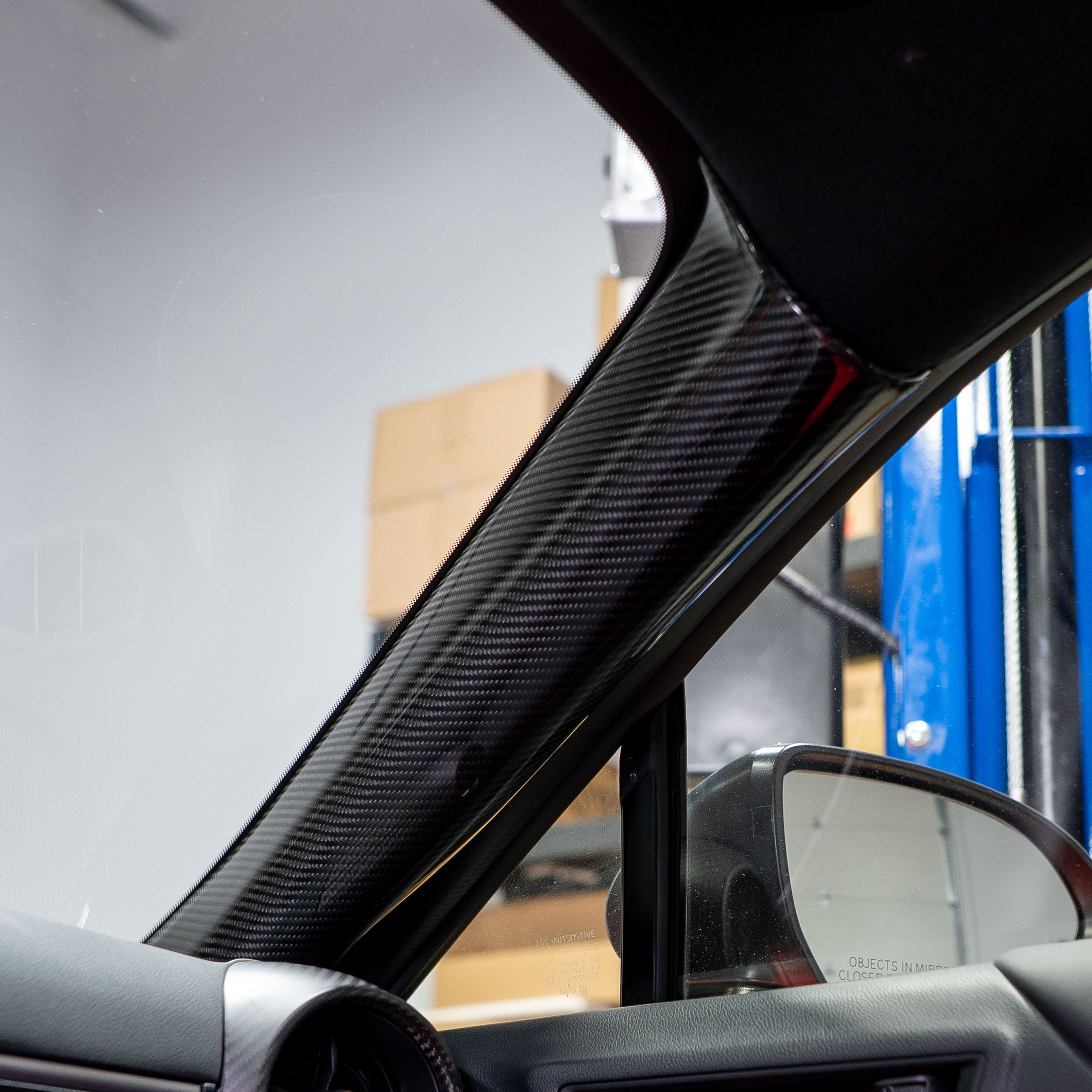 Driven.Media Carbon Fiber A Pillar Covers - 2022+ Toyota GR86 / Subaru BRZ