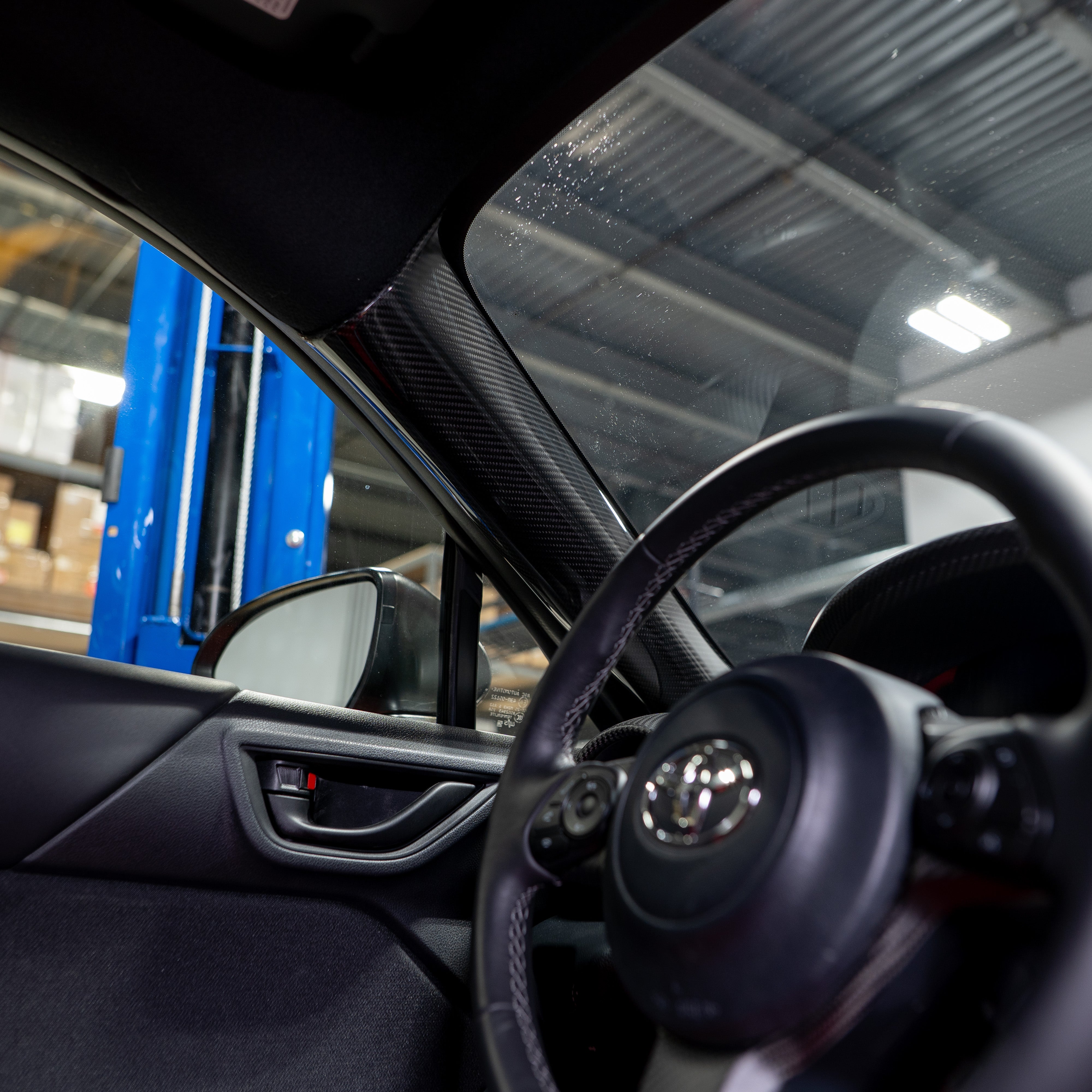 Driven.Media Carbon Fiber A Pillar Covers - 2022+ Toyota GR86 / Subaru BRZ