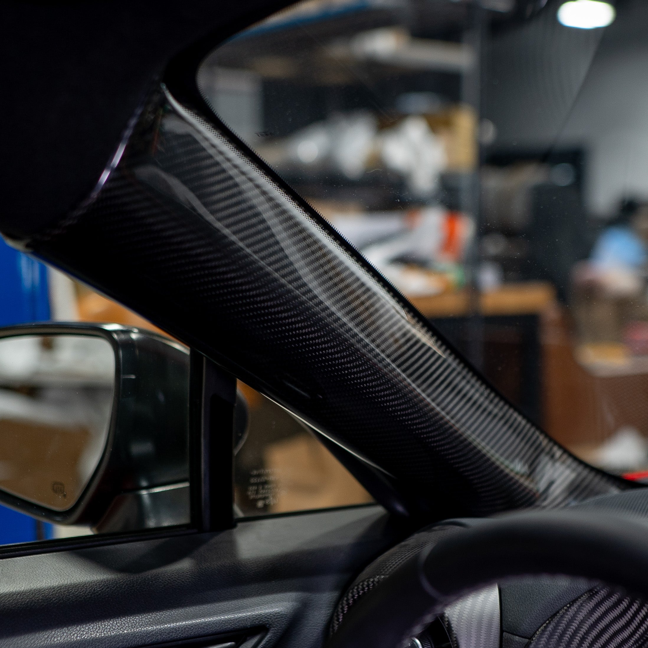 Driven.Media Carbon Fiber A Pillar Covers - 2022+ Toyota GR86 / Subaru BRZ