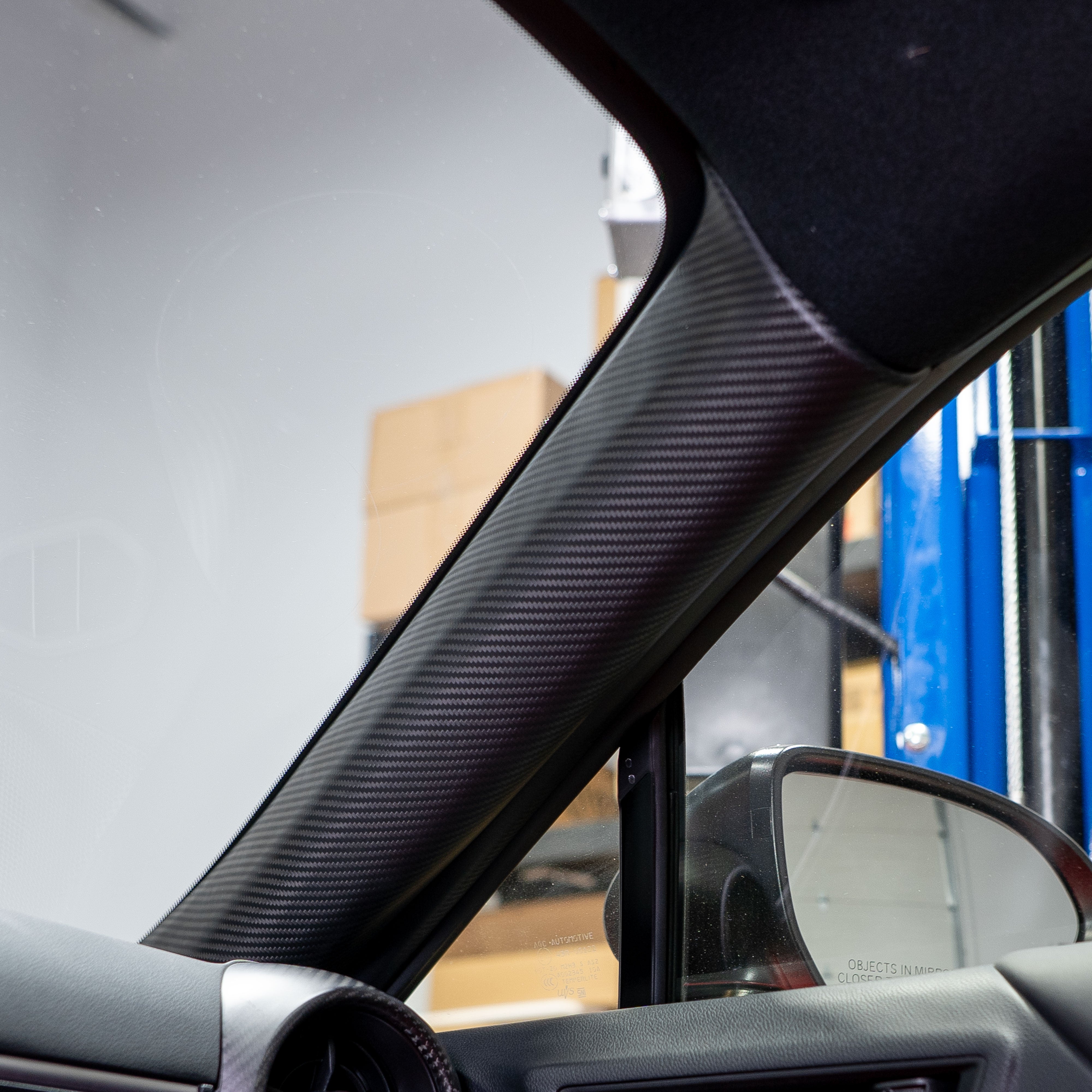 Driven.Media Carbon Fiber A Pillar Covers - 2022+ Toyota GR86 / Subaru BRZ