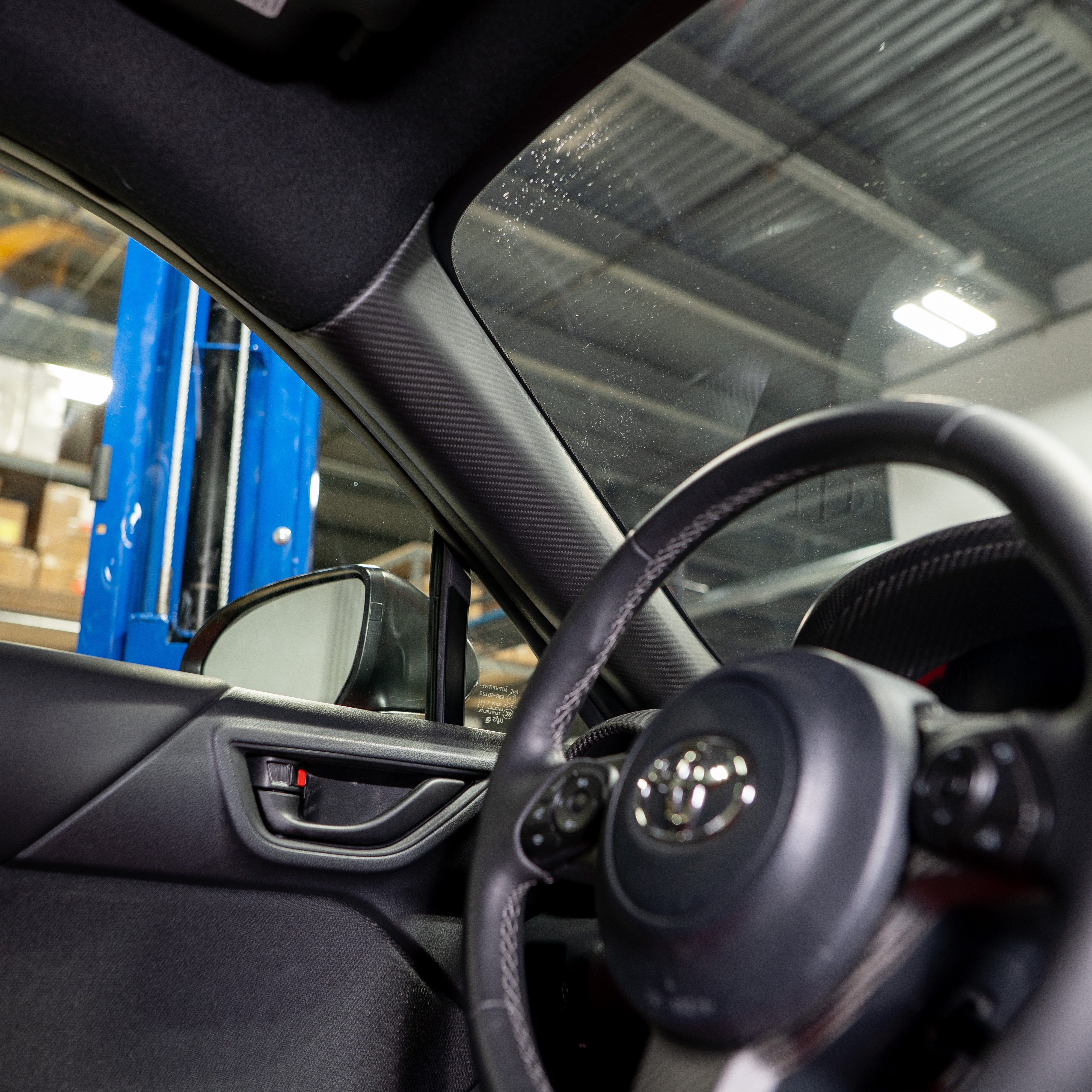 Driven.Media Carbon Fiber A Pillar Covers - 2022+ Toyota GR86 / Subaru BRZ