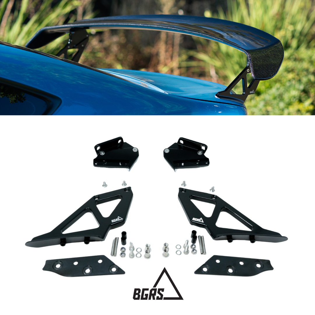 BGRS Wing Riser Carbon Wing Full Upgrade Kit - 2022+ Toyota GR86 / Subaru BRZ