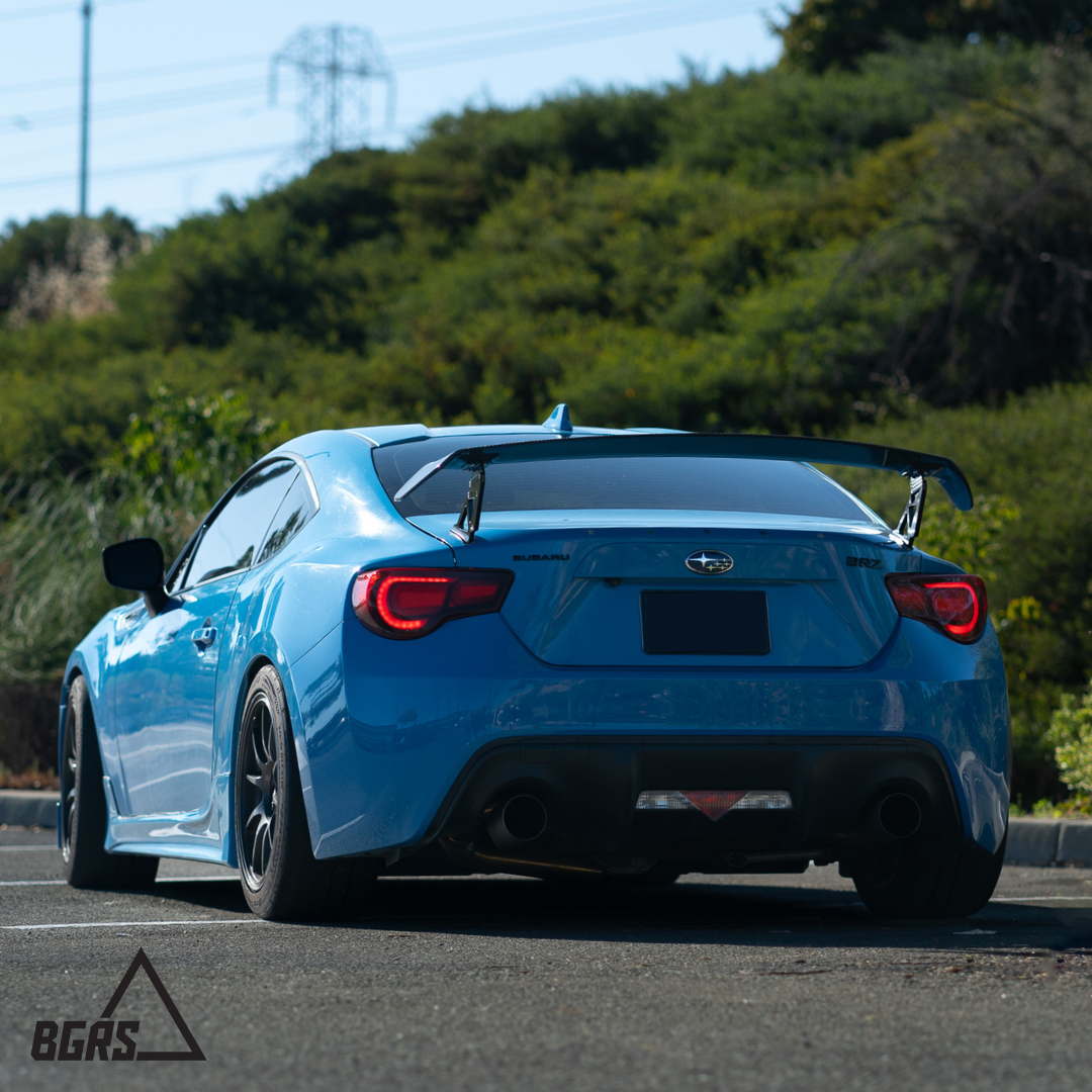 BGRS Wing Riser Carbon Wing Full Upgrade Kit - 2022+ Toyota GR86 / Subaru BRZ
