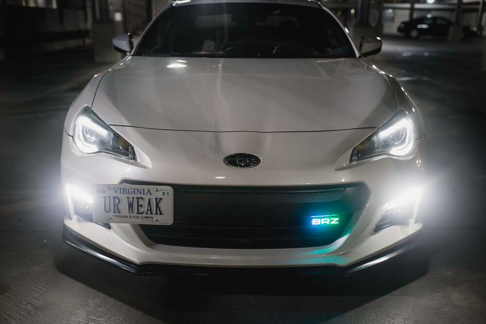 Lit Logos RGB Subaru BRZ Grill Badge - 2013-2022+ Subaru BRZ