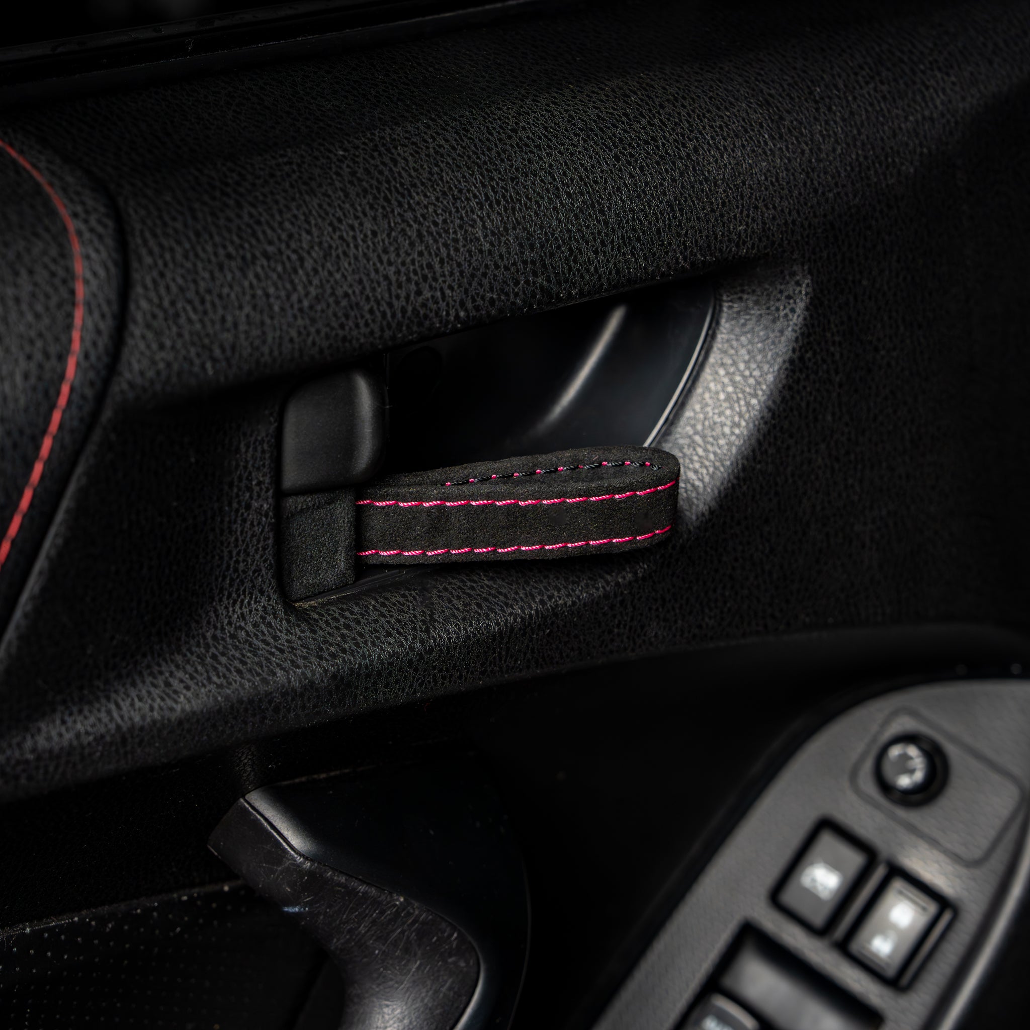 Billetworkz Alcantara Door Pull Strap Kit - 2013-2021 Toyota 86 / Subaru BRZ / 15-21 WRX / STI