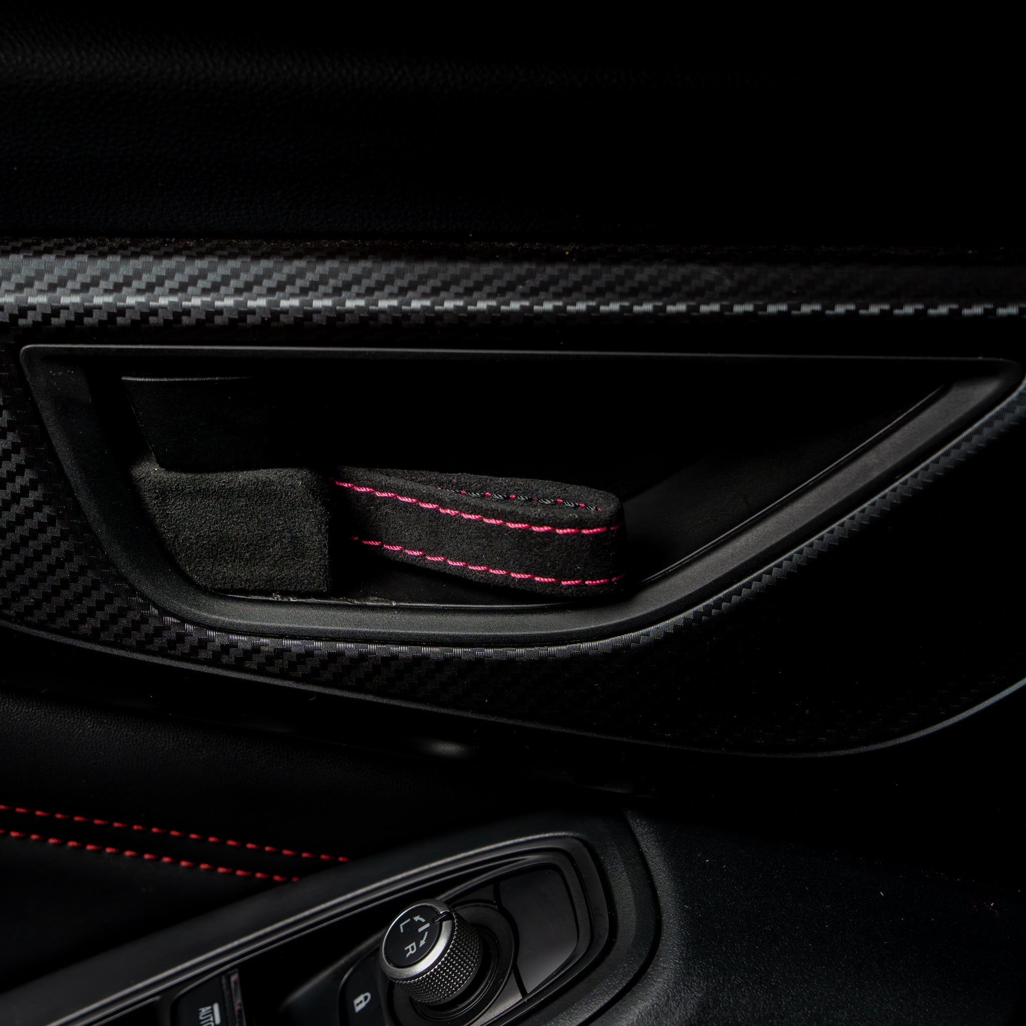 Billetworkz Alcantara Door Pull Strap Kit - 2022+ Subaru WRX / BRZ / Toyota GR86