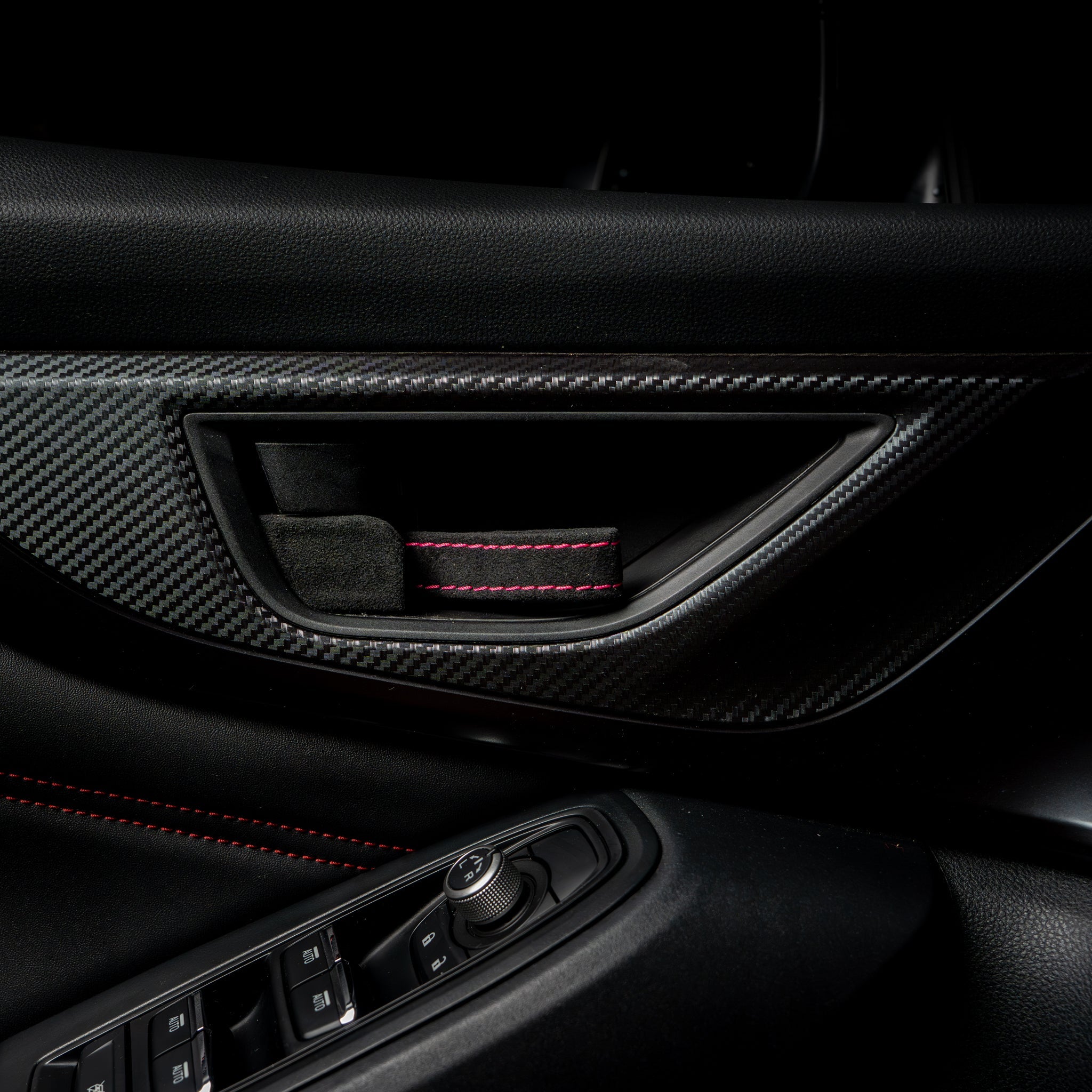 Billetworkz Alcantara Door Pull Strap Kit - 2022+ Subaru WRX / BRZ / Toyota GR86