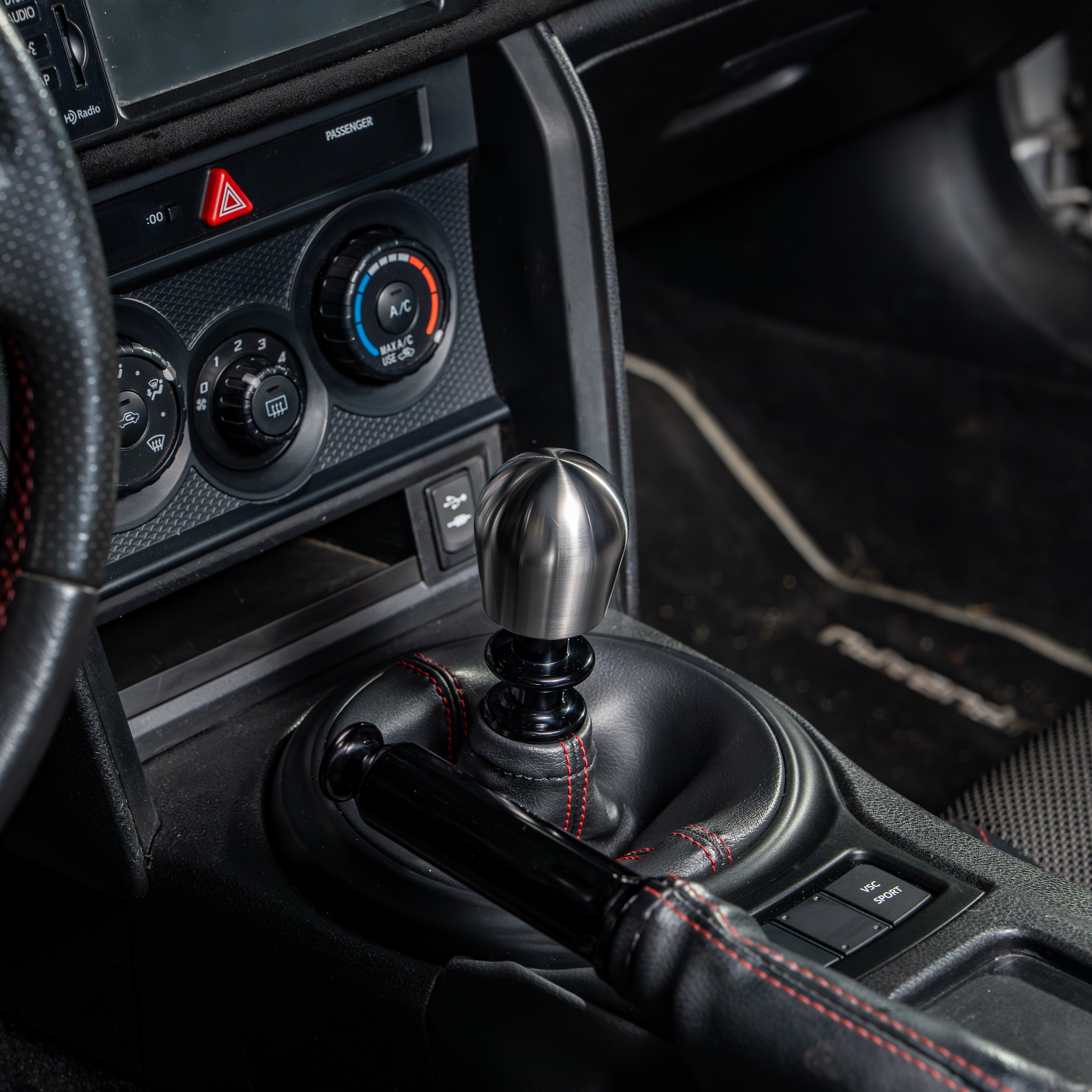 Billetworkz Titanium Brushed Shift Knob - 2013-2021 Toyota 86 / Subaru BRZ / Scion FRS