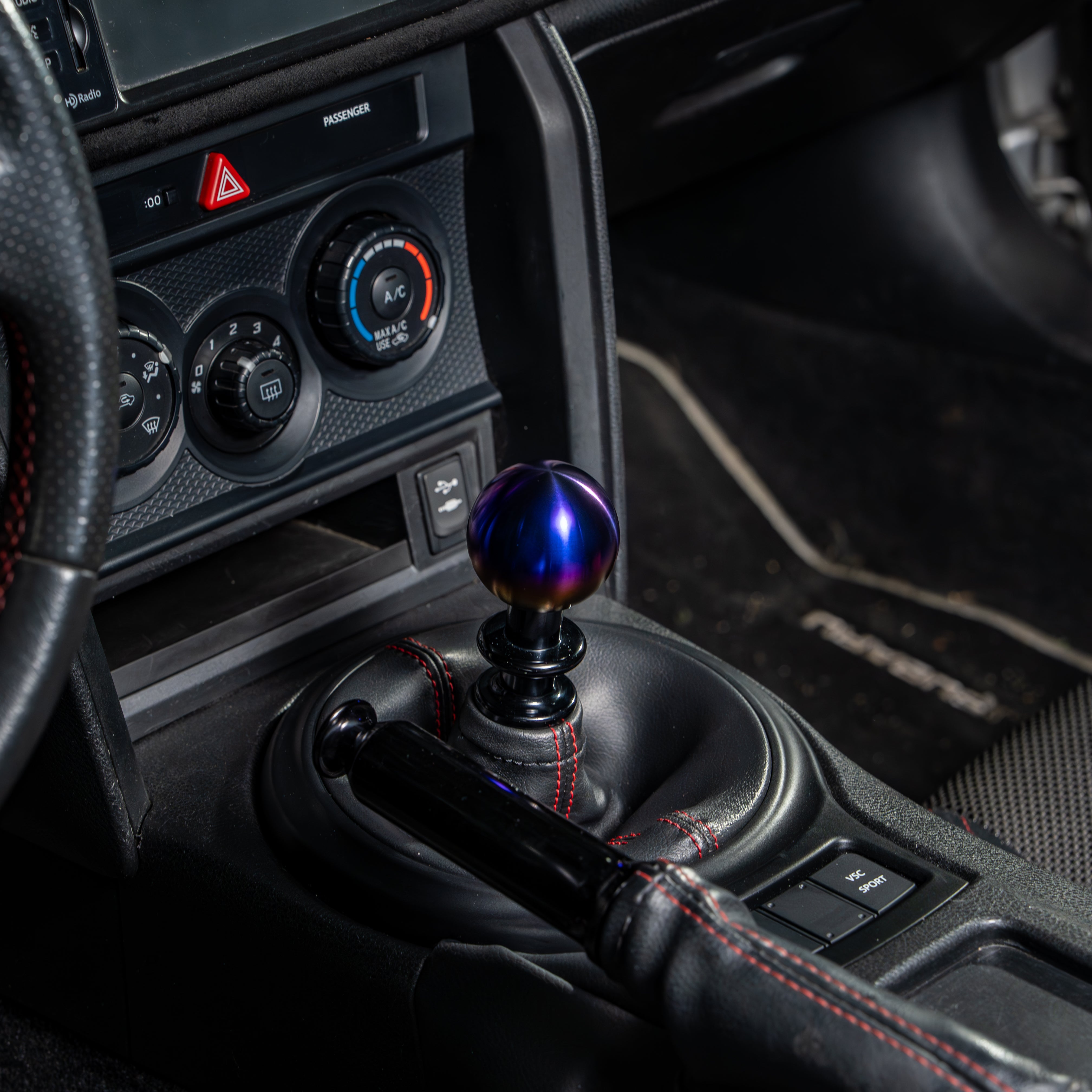 Billetworkz Titanium Torched Shift Knob - 2013-2021 Toyota 86 / Subaru BRZ / Scion FRS