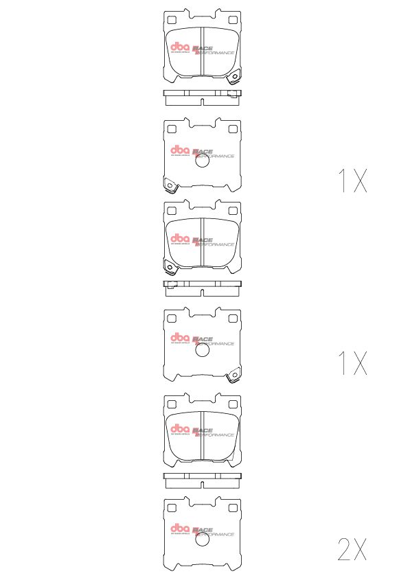 DBA RP Performance Brake Pads - 2023+ Toyota GR Corolla