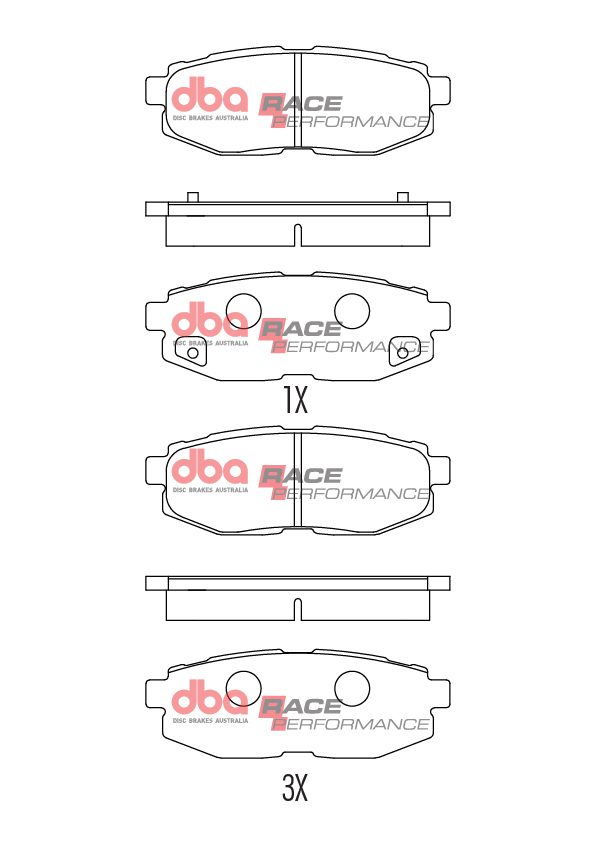 DBA RP Performance Rear Brake Pads (Standard) - 2012-2022+ Toyota GR86 86 / Subaru BRZ / Scion FR-S