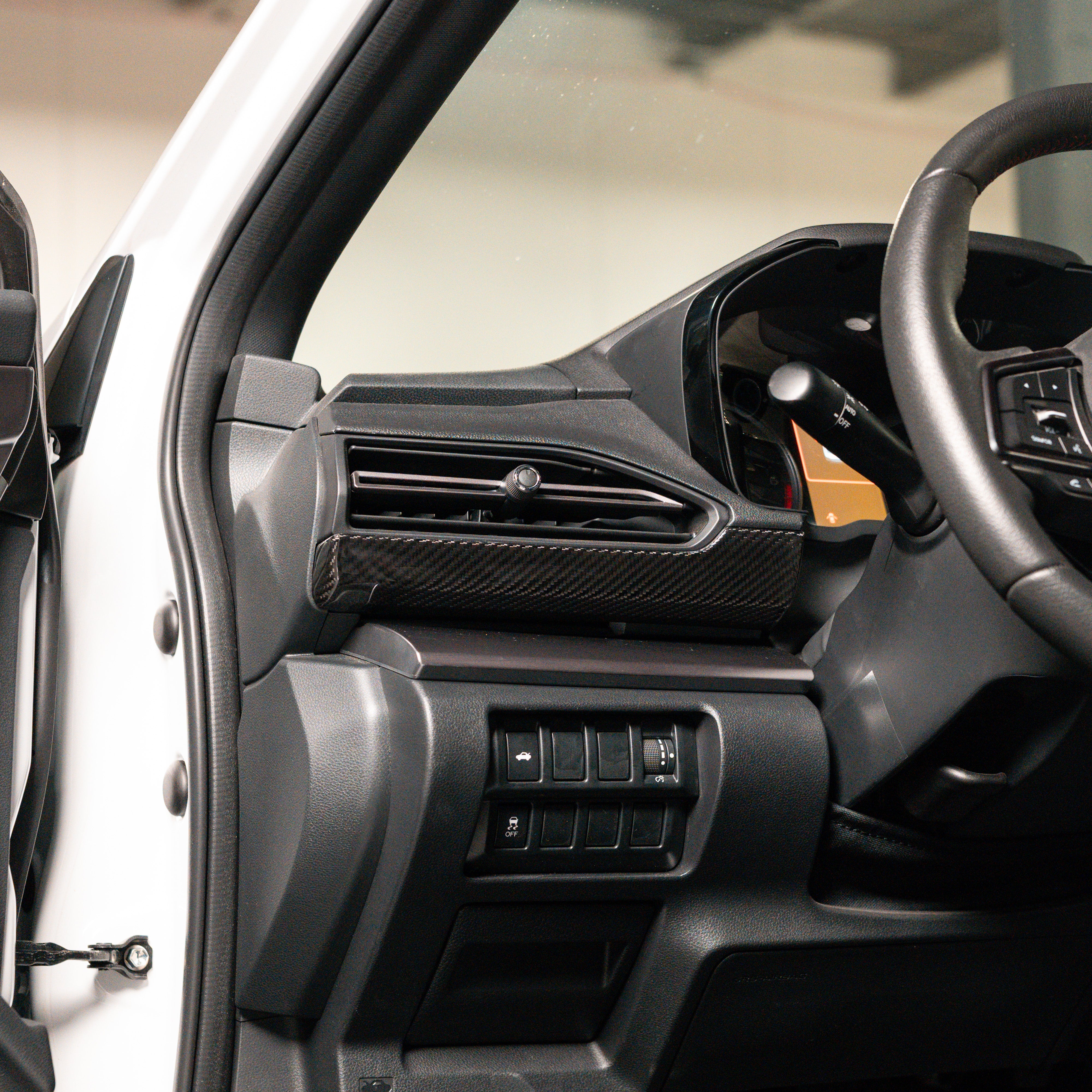 Driven.Media Carbon Fiber Lower Driver Dashboard Trim – 2022+ Subaru WRX