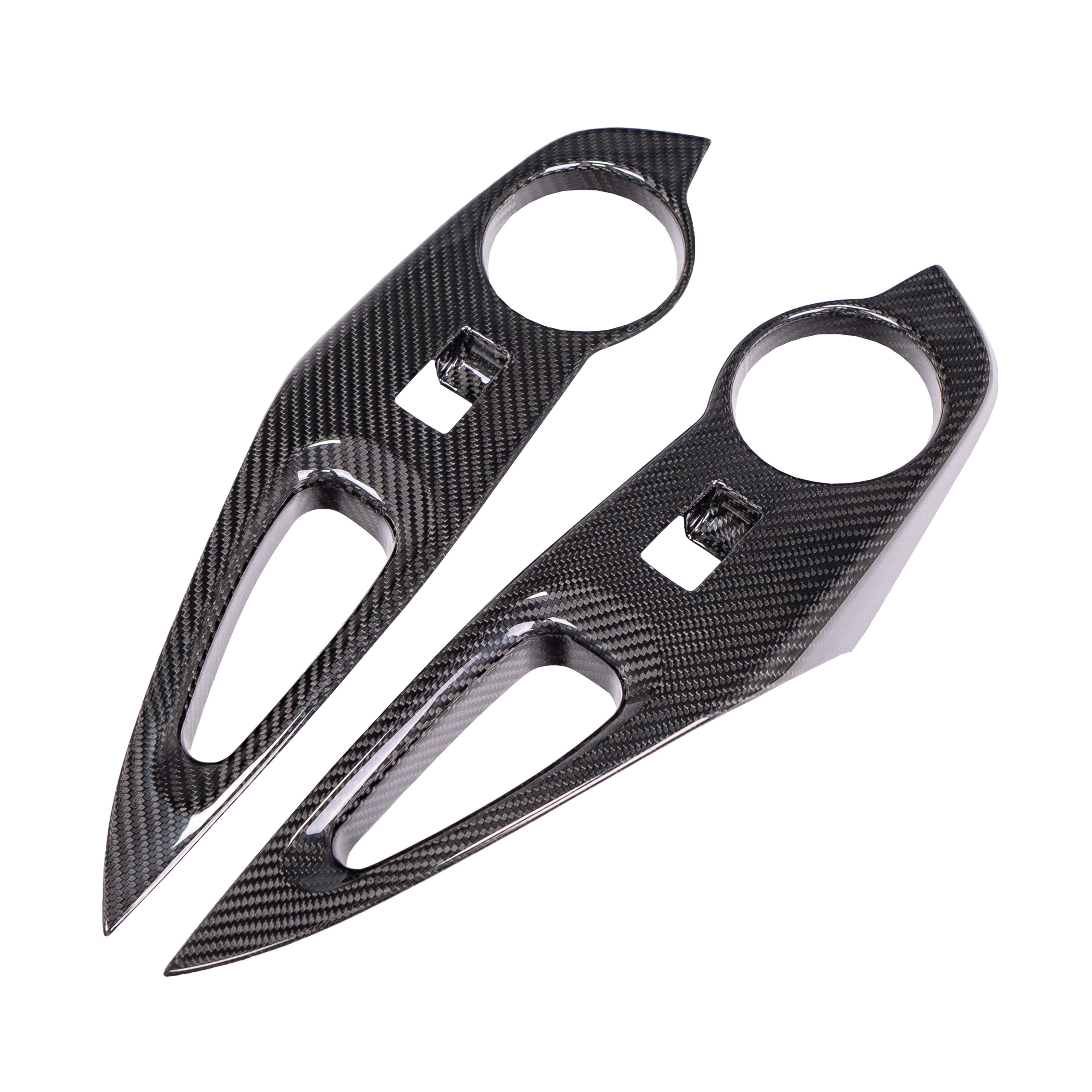 Driven.Media Carbon Fiber Rear Window Switch Panels - 2023+ Toyota GR Corolla