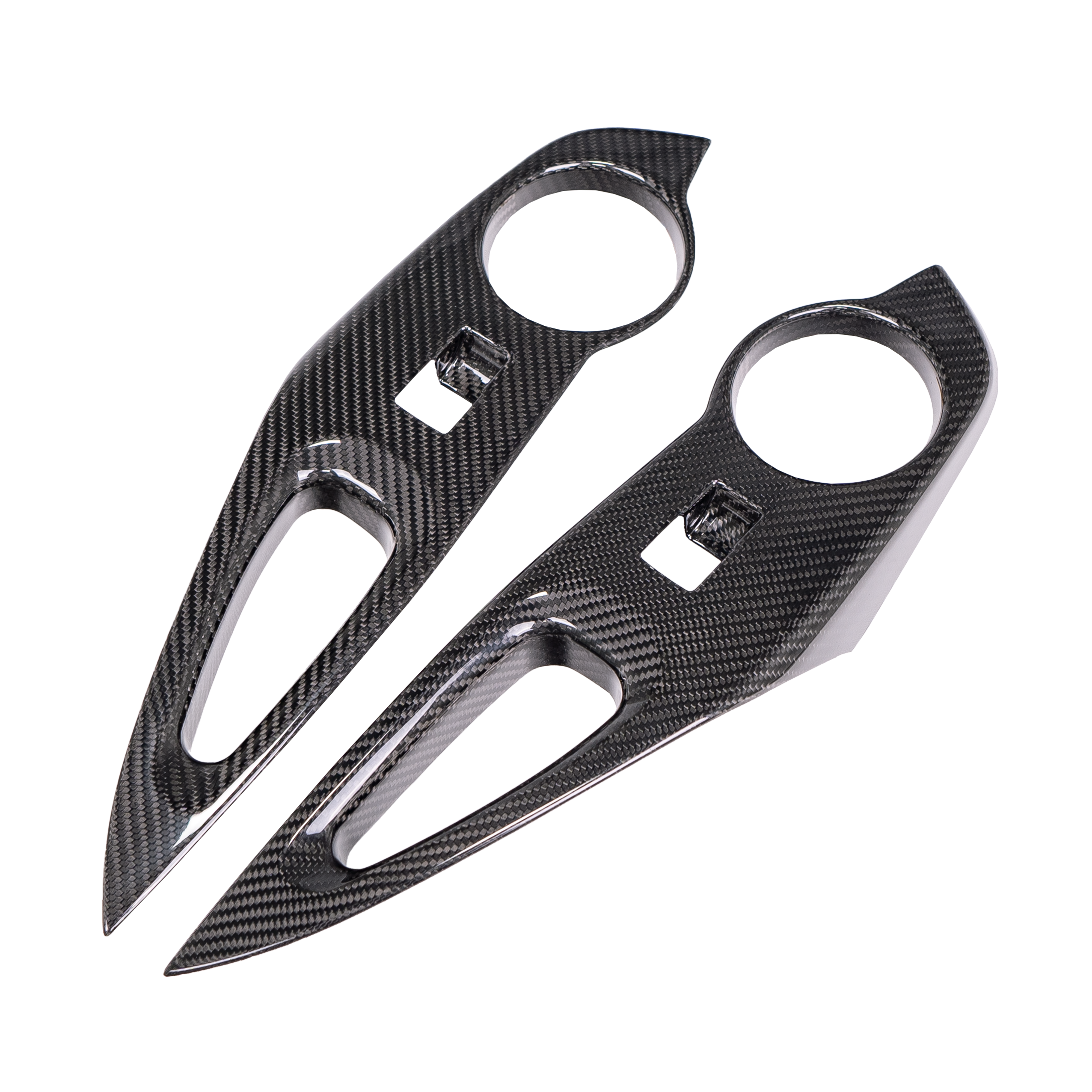 Driven.Media Carbon Fiber Rear Window Switch Panels - 2023+ Toyota GR Corolla