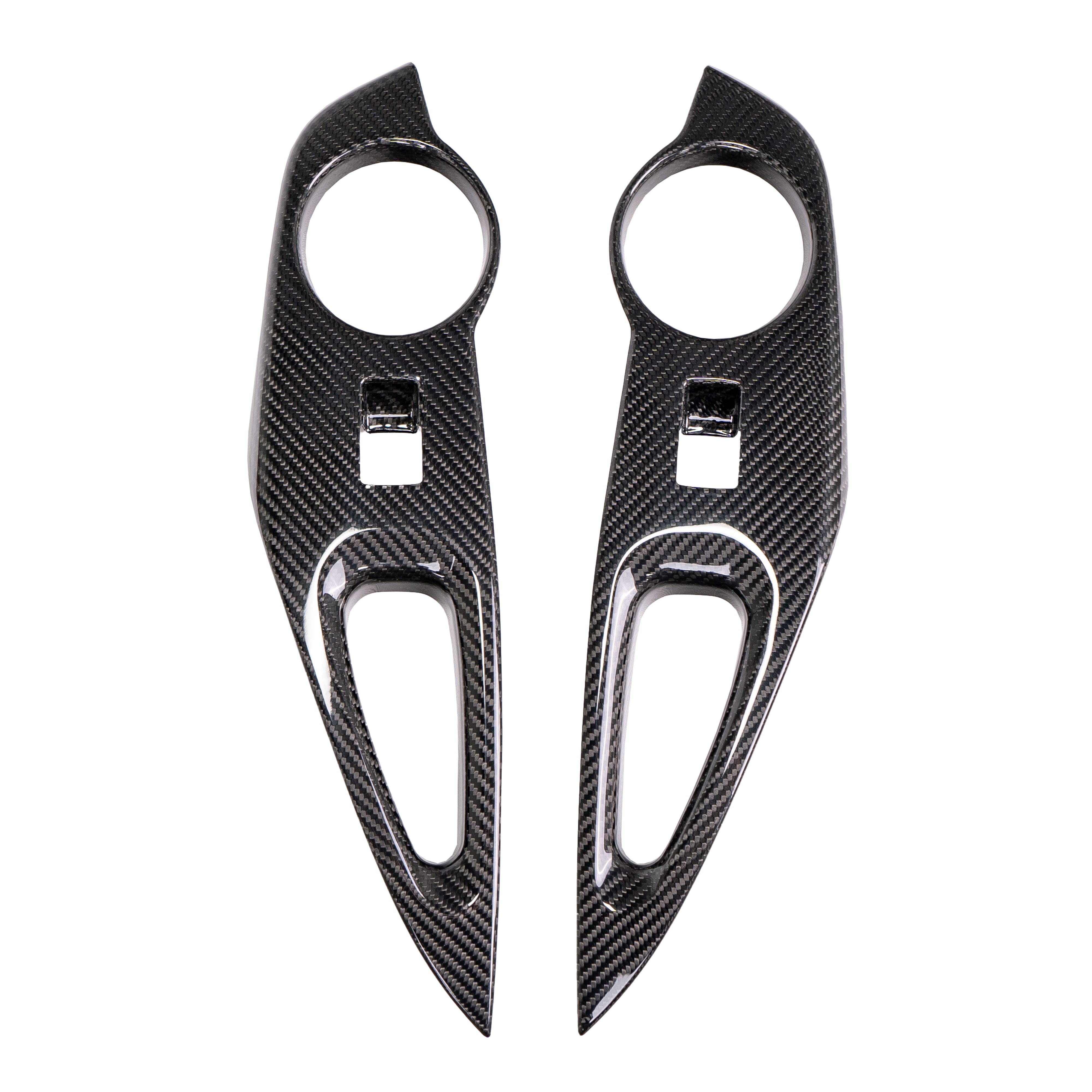 Driven.Media Carbon Fiber Rear Window Switch Panels - 2023+ Toyota GR Corolla