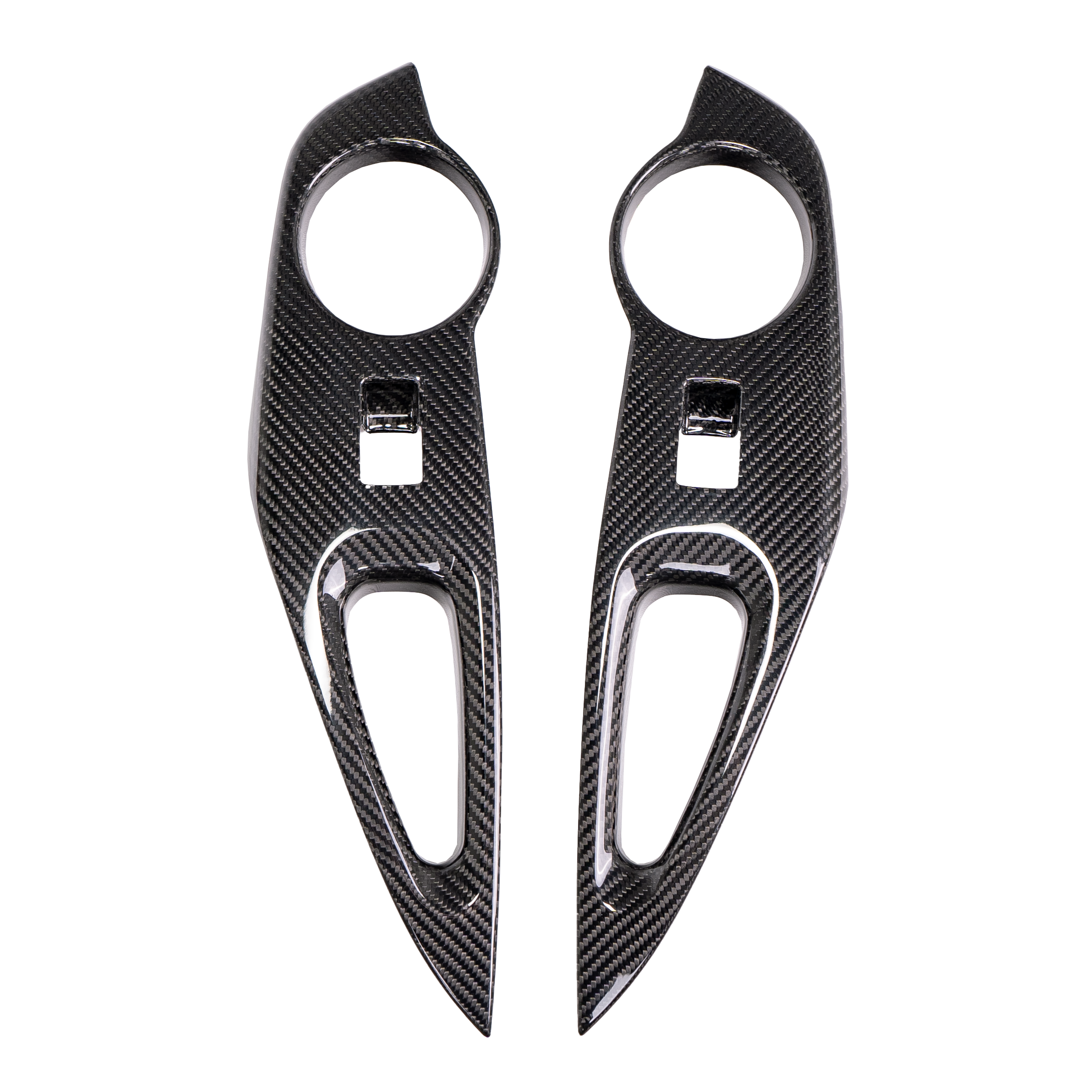 Driven.Media Carbon Fiber Rear Window Switch Panels - 2023+ Toyota GR Corolla