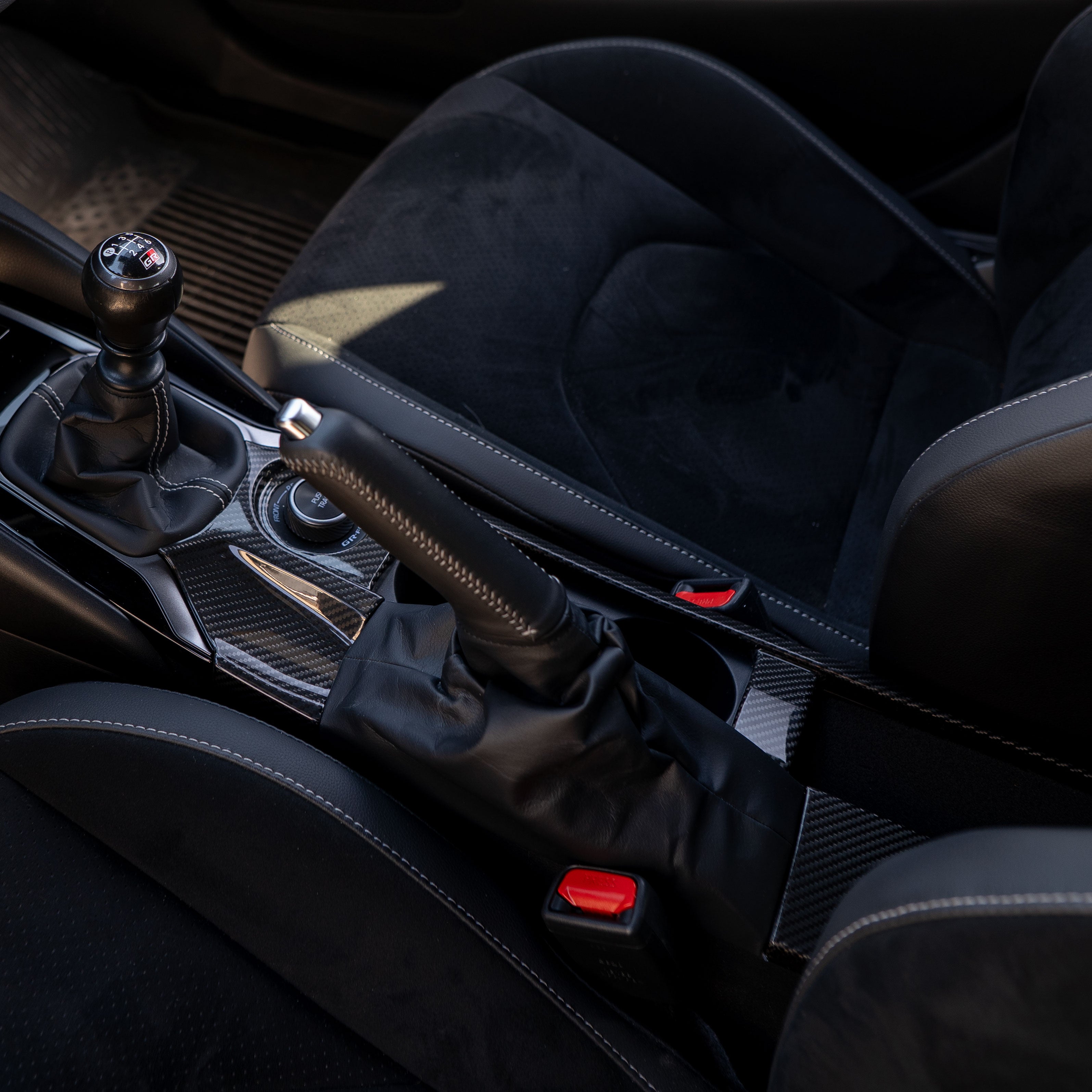 Driven.Media Carbon Fiber Center Console Cover - 2023+ Toyota GR Corolla