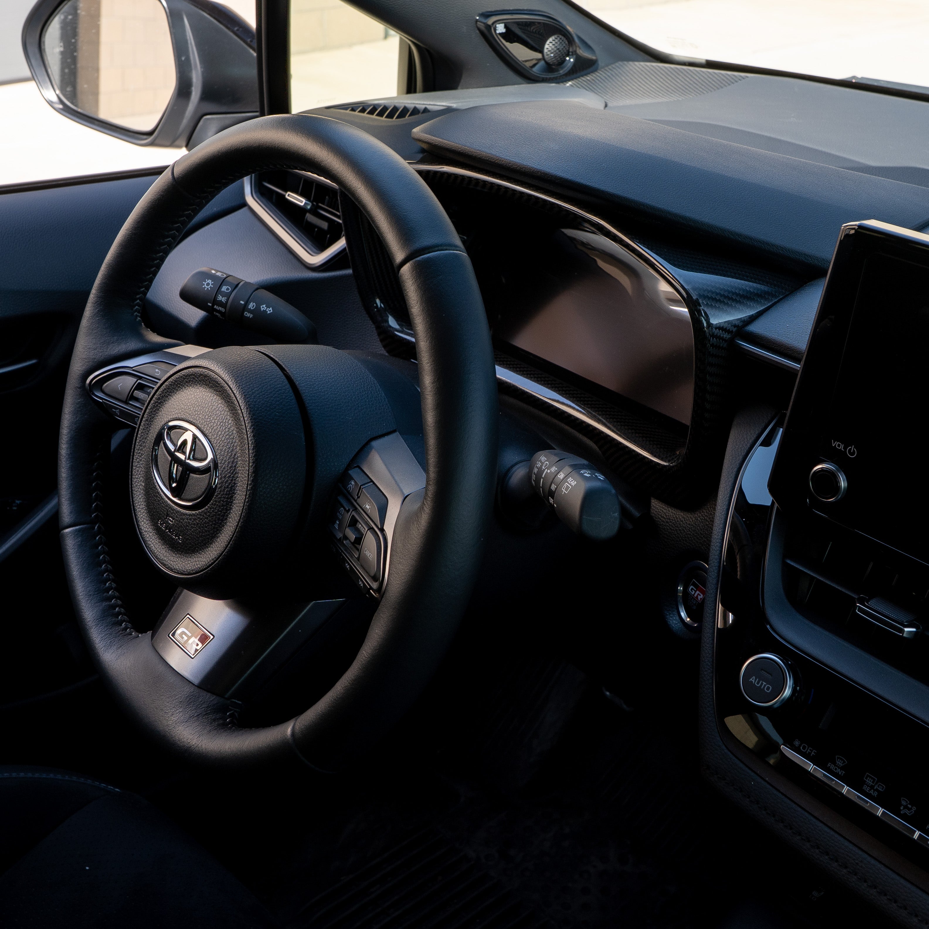 Driven.Media Carbon Fiber Gauge Cluster Surround - 2023+ Toyota GR Corolla