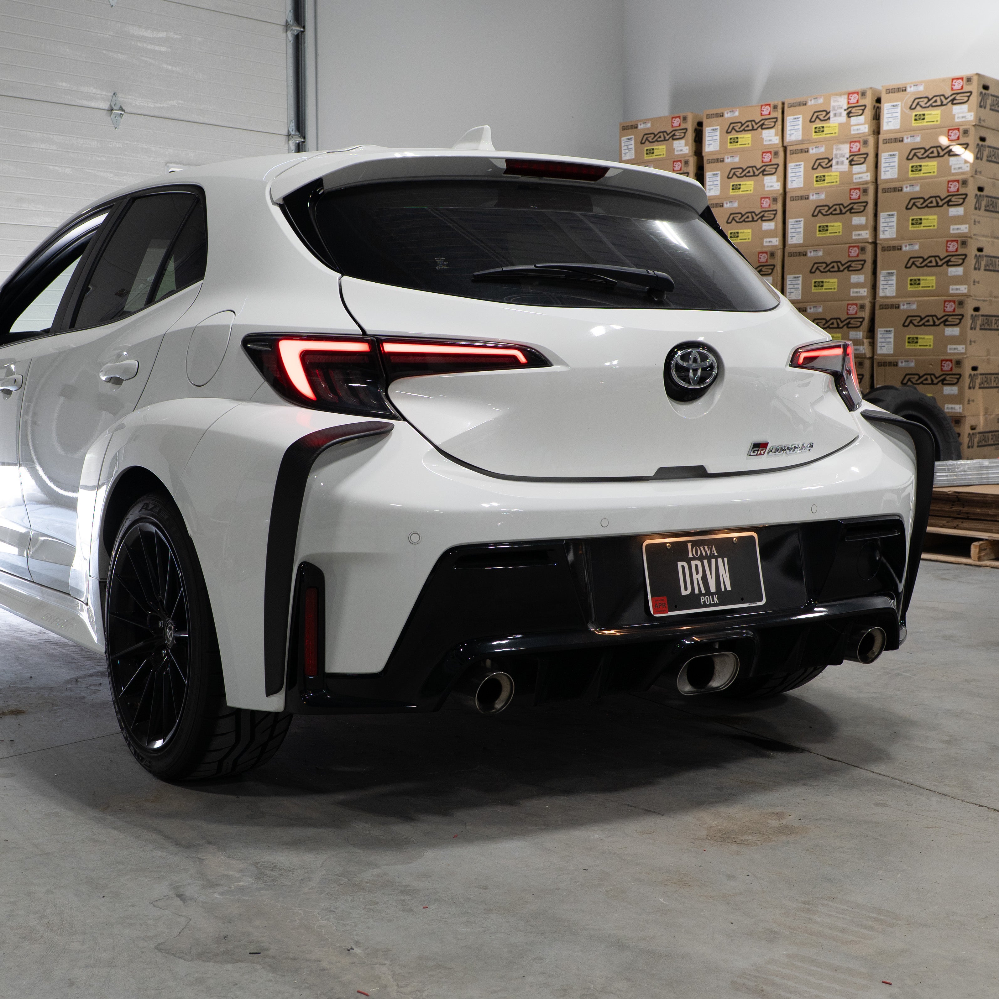 Driven.Media Carbon Fiber Rear Bumper Garnish – 2023+ Toyota GR Corolla