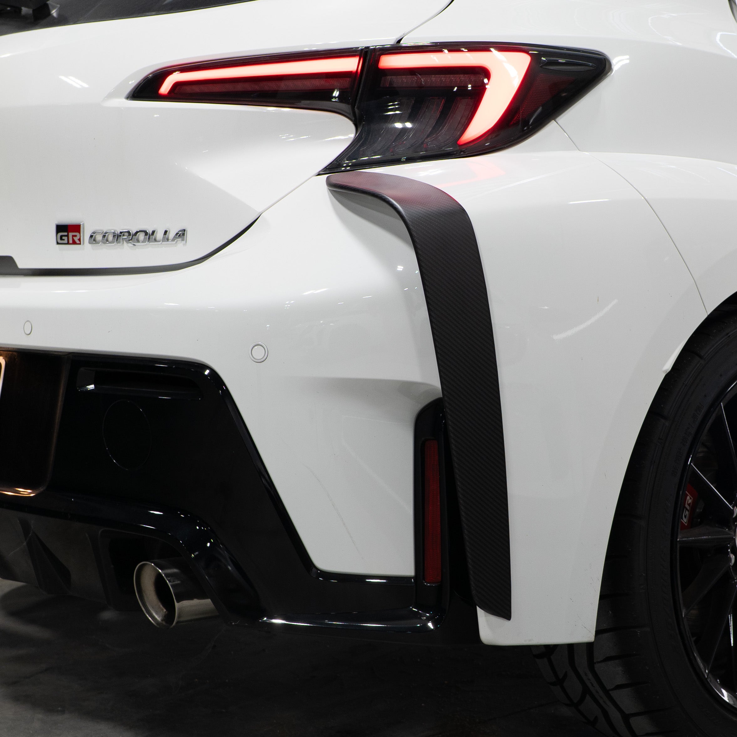 Driven.Media Carbon Fiber Rear Bumper Garnish – 2023+ Toyota GR Corolla