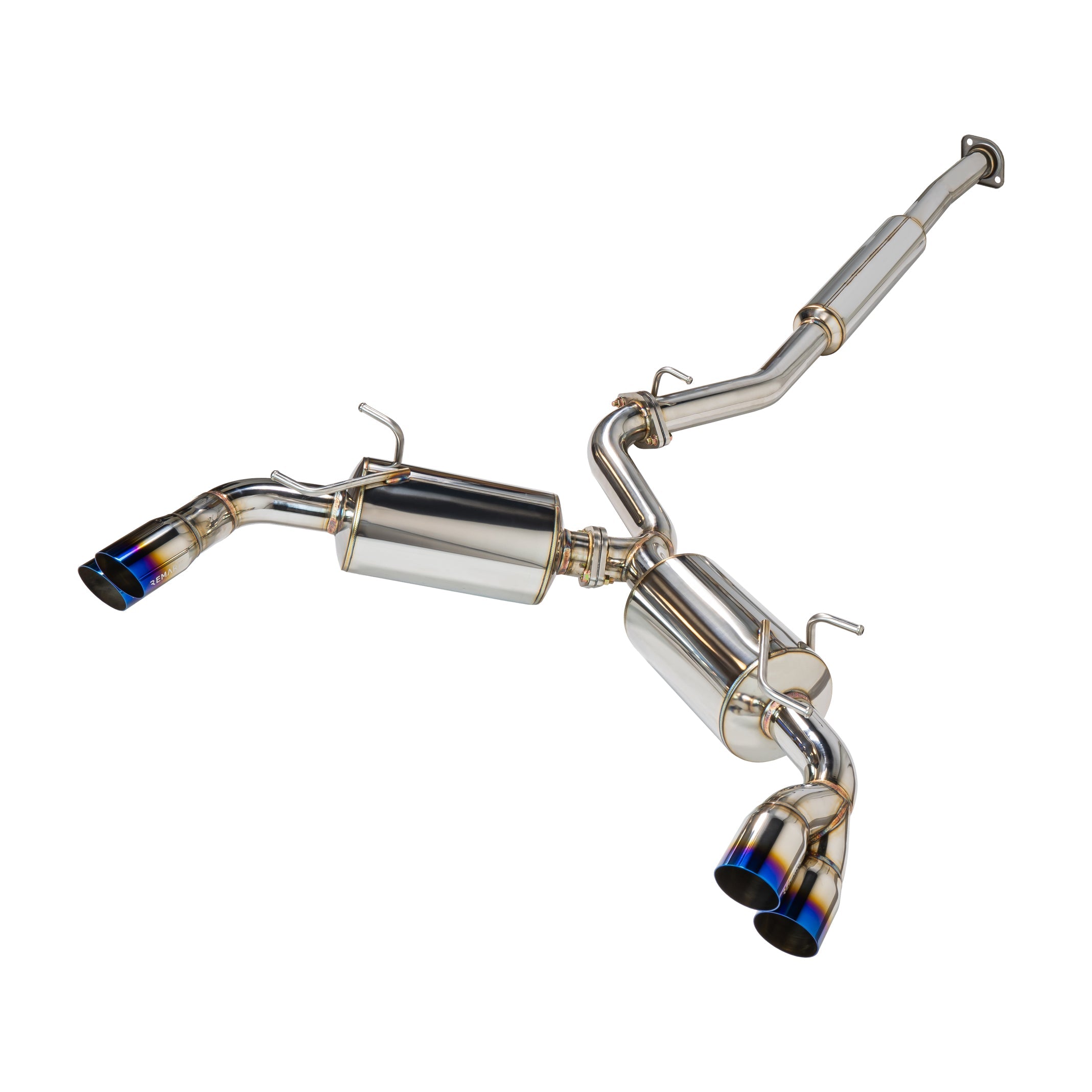 REMARK Catback Exhaust Sports Touring Quad Tip - 2022+ Toyota GR86 / Subaru BRZ