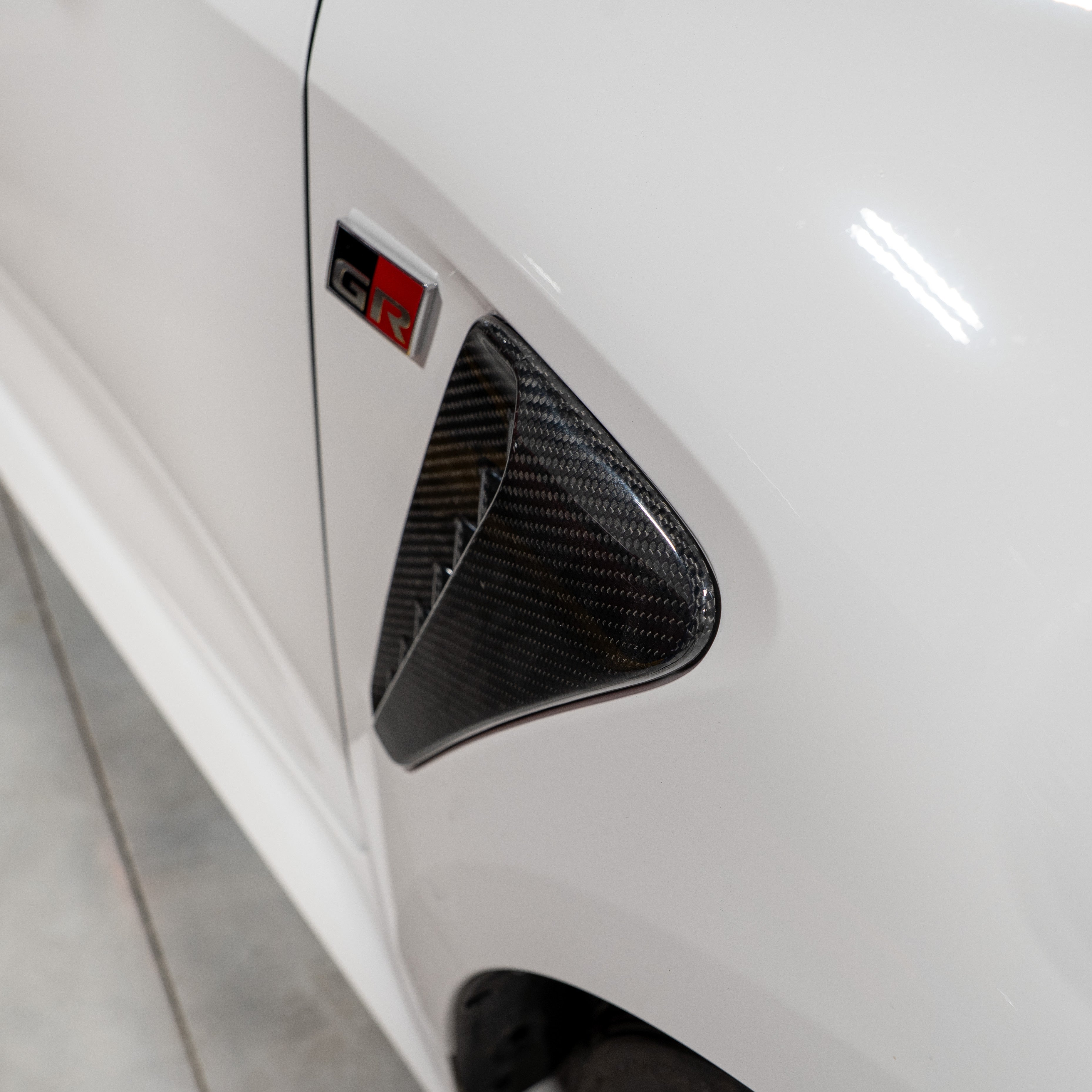 Driven.Media Carbon Fiber Exterior Fender Side Vent Covers - 2023+ Toyota GR Corolla