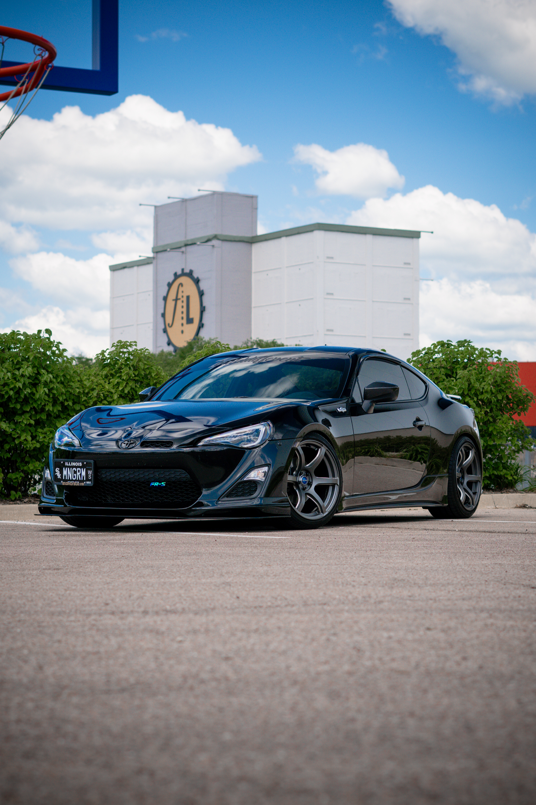 Lit Logos FRS Grill Badge - 2013-2016 Scion FR-S