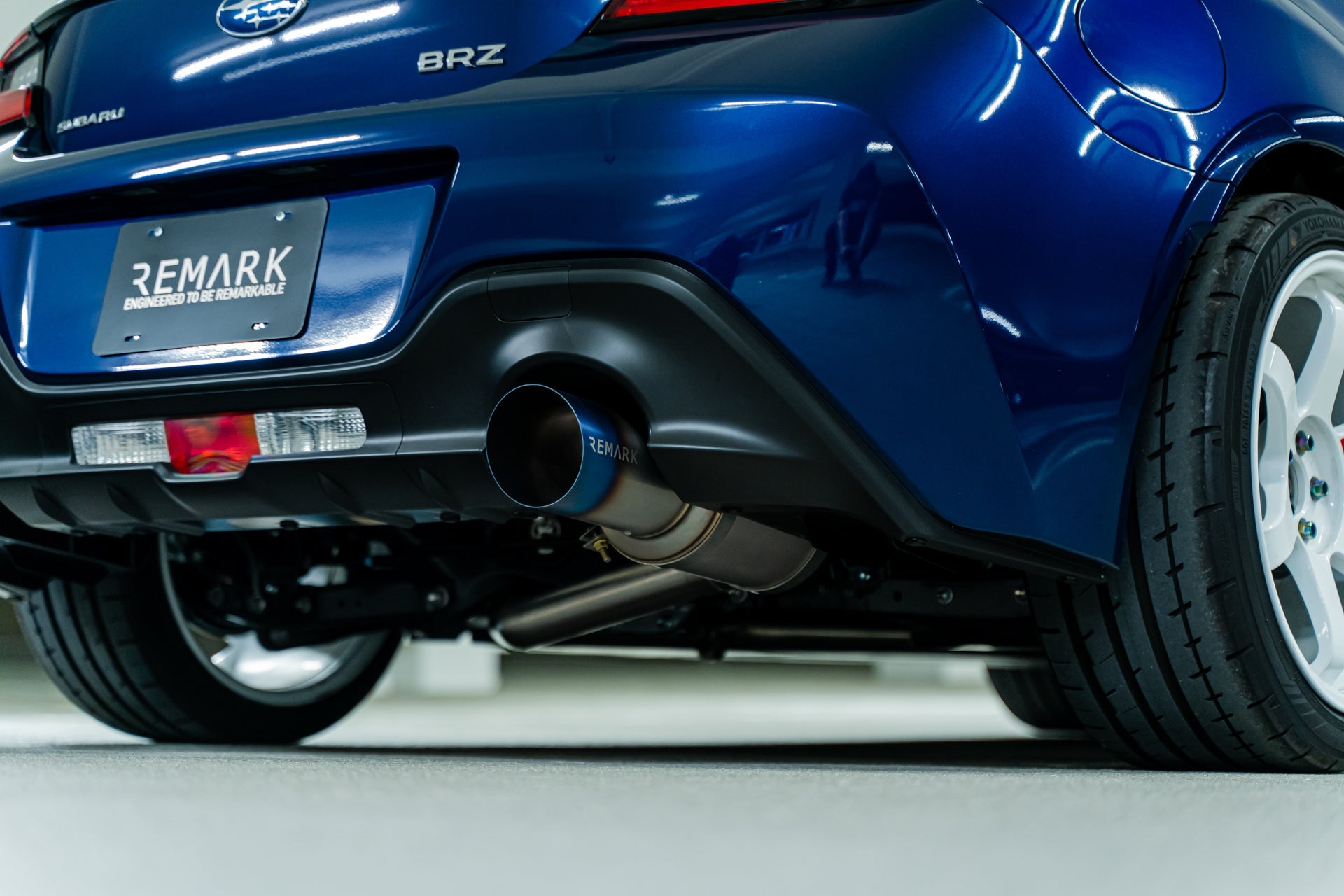 REMARK Catback Exhaust R1 Spec Single-Exit (Titanium / Stainless Steel) Muffler - 2022+ Toyota GR86 / Subaru BRZ