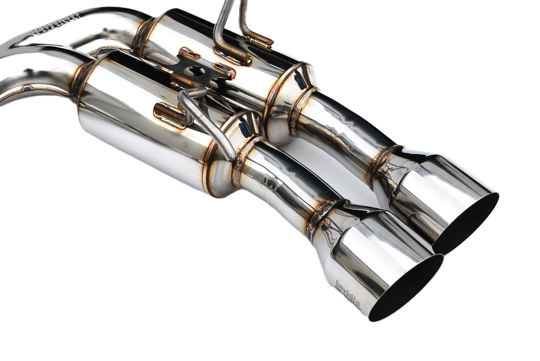 Invidia R400 Gemini Cat-Back Exhaust Single Layer Quad Tip - 2022+ Subaru WRX