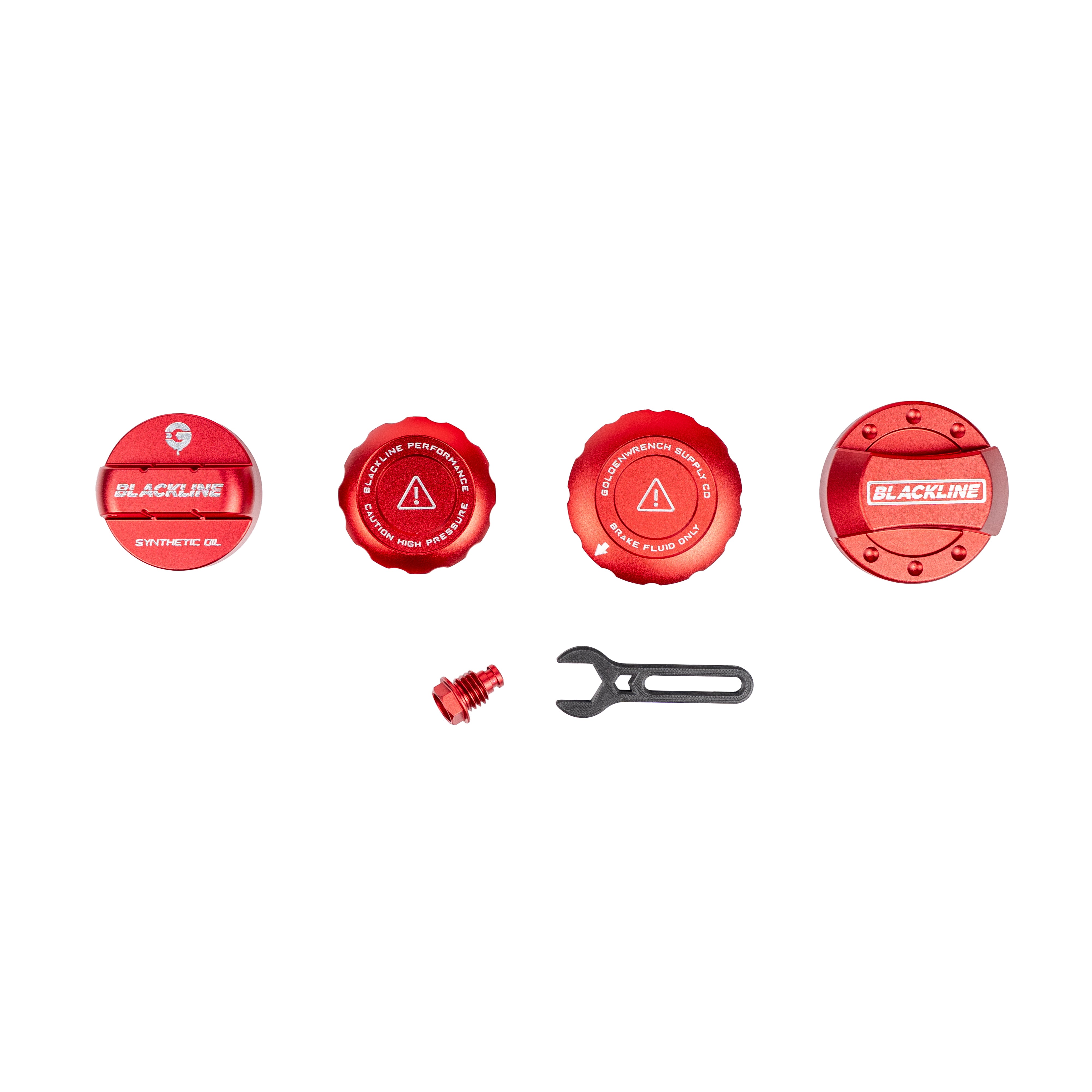 Goldenwrench Supply BLACKLINE Performance Engine Oil Cap - 2023+ Toyota GR Corolla / GR Yaris