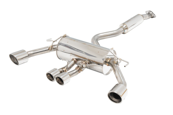 APEXI N1 Evo Extreme Valved Quad Exit Catback Exhaust System (Resonated & Nonresonated) - 2023+ Toyota GR Corolla
