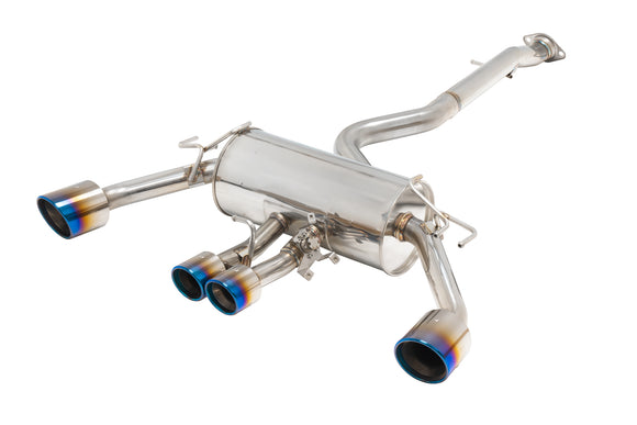 APEXI N1 Evo Extreme Valved Quad Exit Catback Exhaust System (Resonated & Nonresonated) - 2023+ Toyota GR Corolla