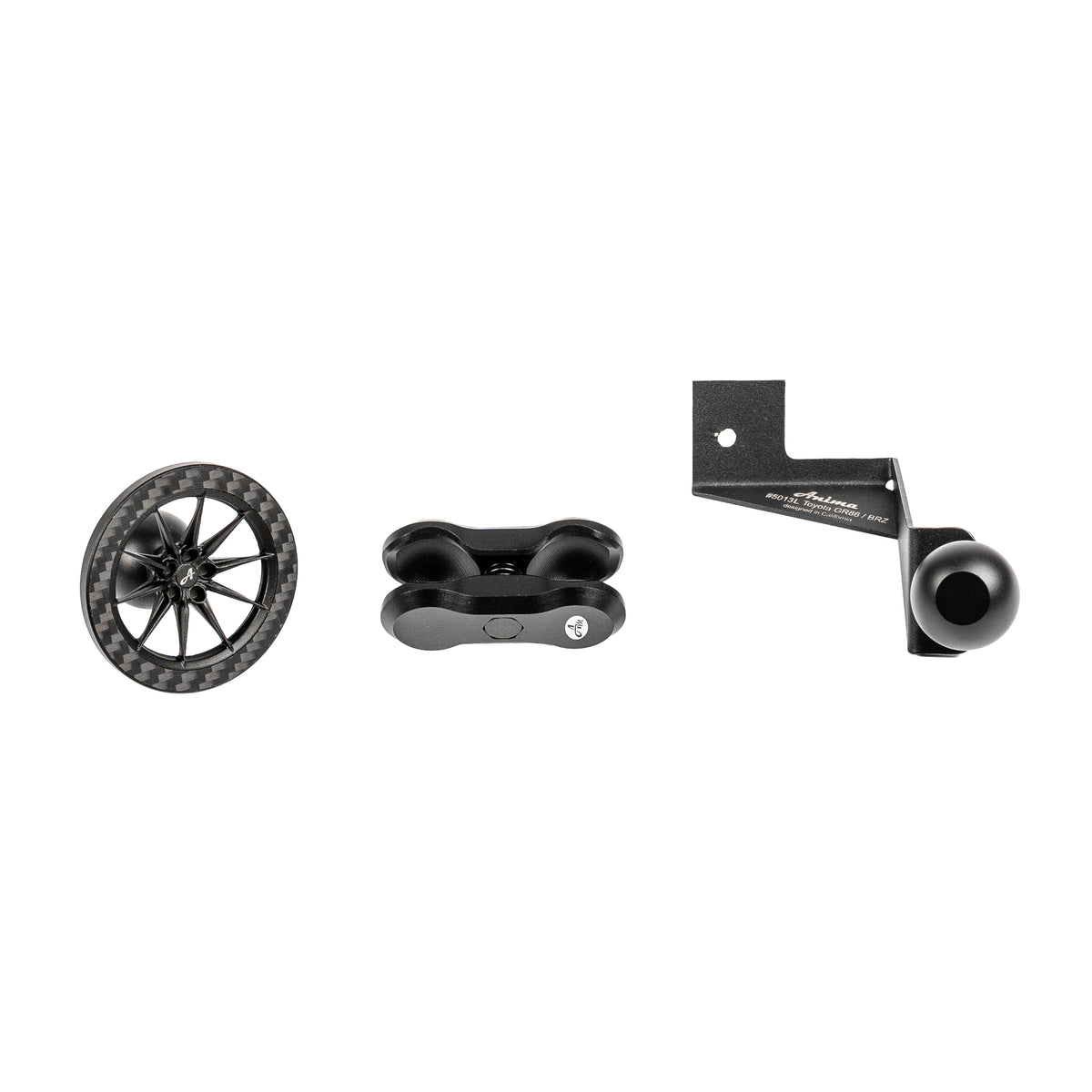 Anima 1" Right Hand Drive Ball Base Phone/Garmin Catalyst Mount - 2022+ Toyota GR86 / Subaru BRZ
