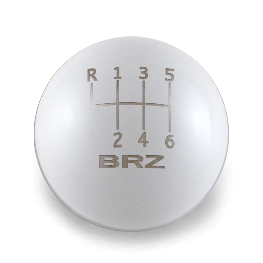 Billetworkz Weighted Shift Knob 6 Speed BRZ Standard Engraving - 2013-2021 Toyota 86 / Subaru BRZ / Scion FRS
