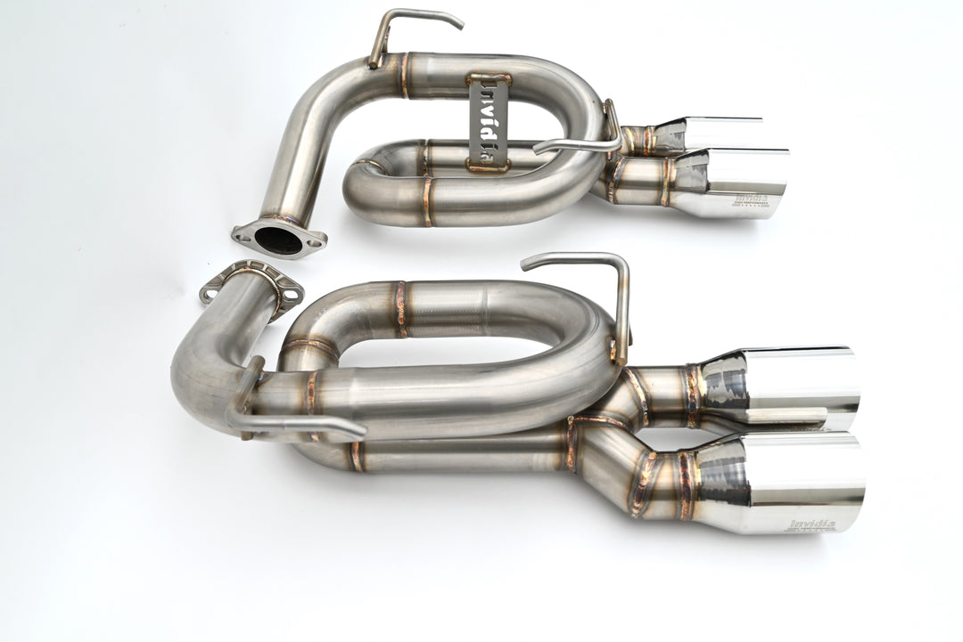 Invidia Twin Loop 3.5in Axle-Back Exhaust - 2022+ Subaru WRX