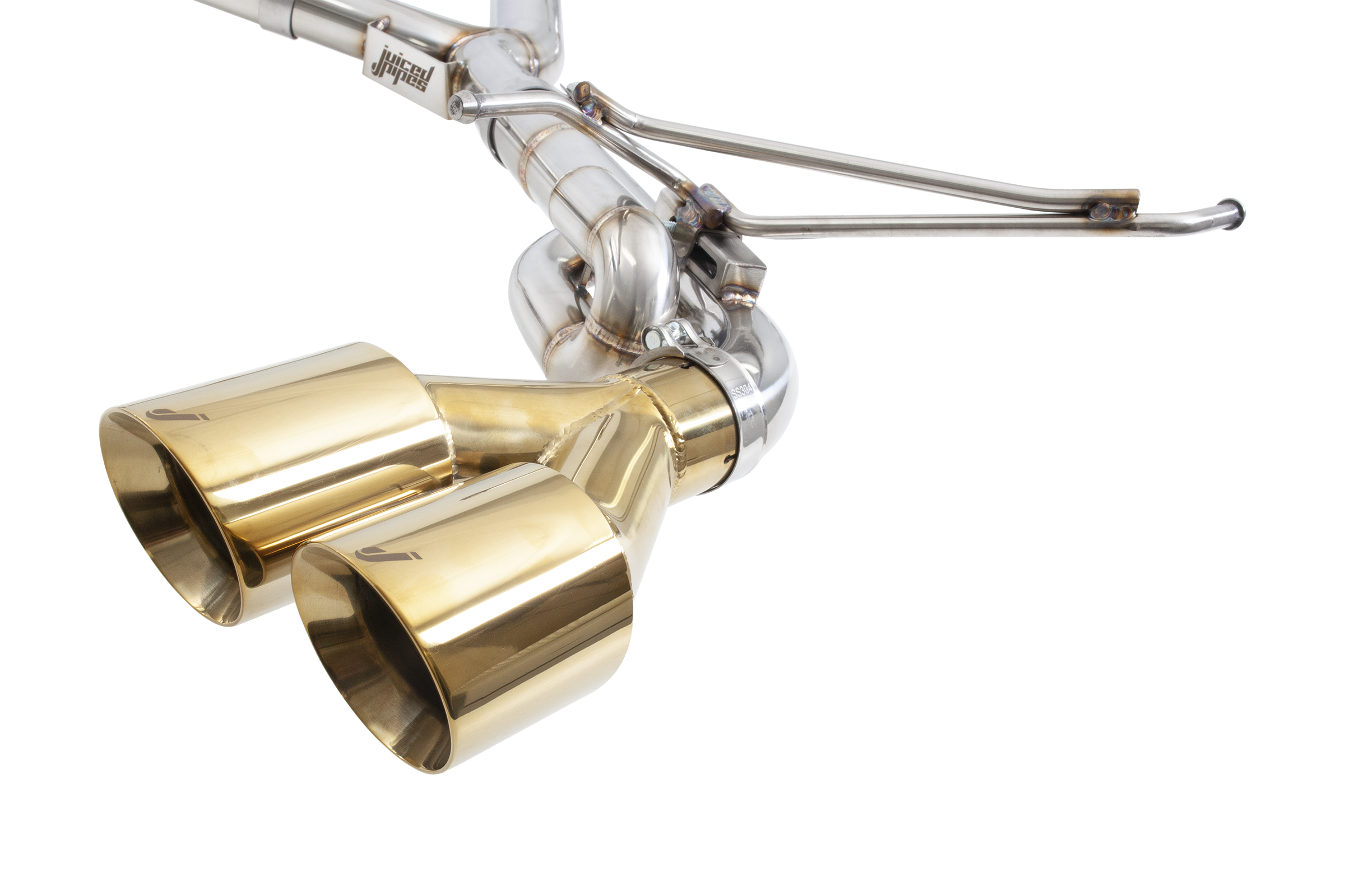 Juiced Pipes 3" Cat Back Exhaust System - 2015+ WRX / STI