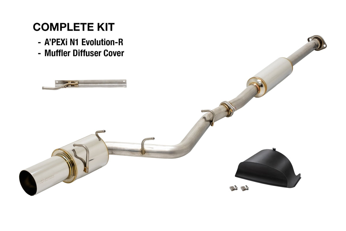 APEXi N1 Ver.2.0 Evolution-R Exhaust (Single) - 2013-2022+ Scion FR-S / Toyota 86 / Toyota GR86 / Subaru BRZ