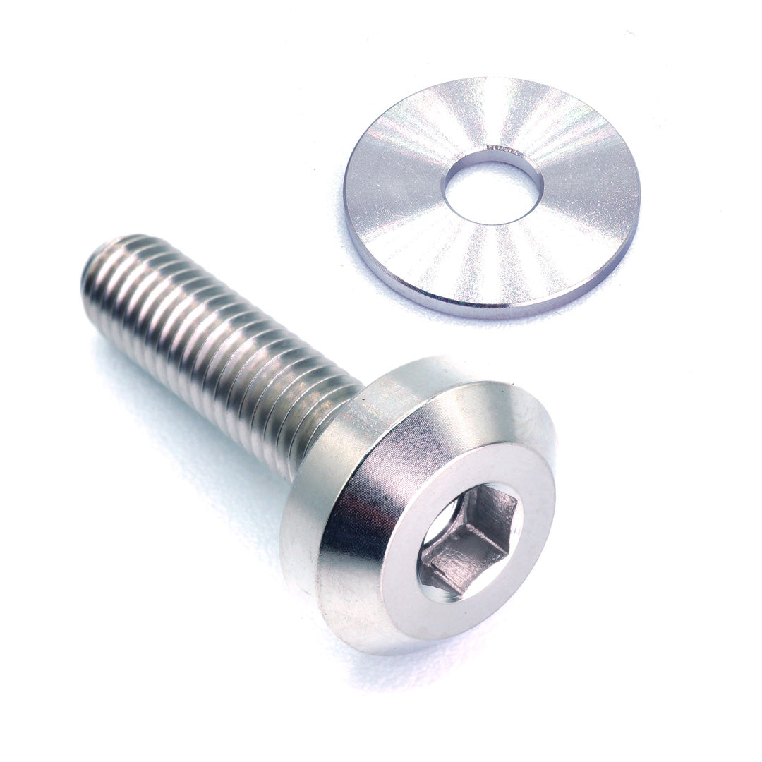 Polished Titanium Bolt and Washer Dress Up Hardware