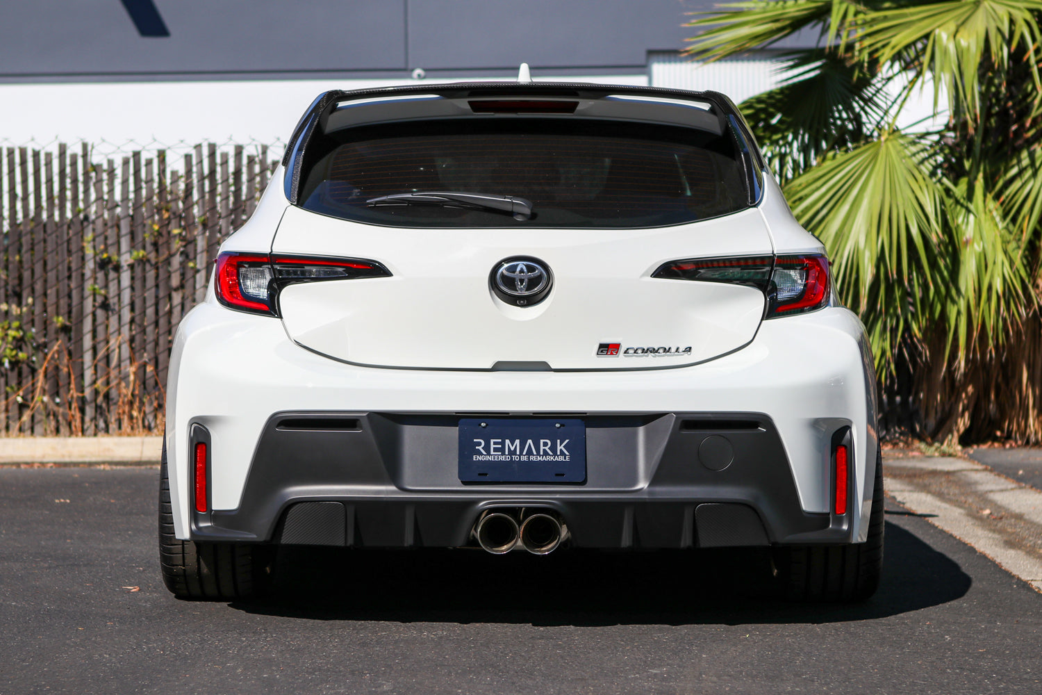 Remark Carbon Fiber Outer Exh. Block Off Plates - 2023+ Toyota GR Corolla